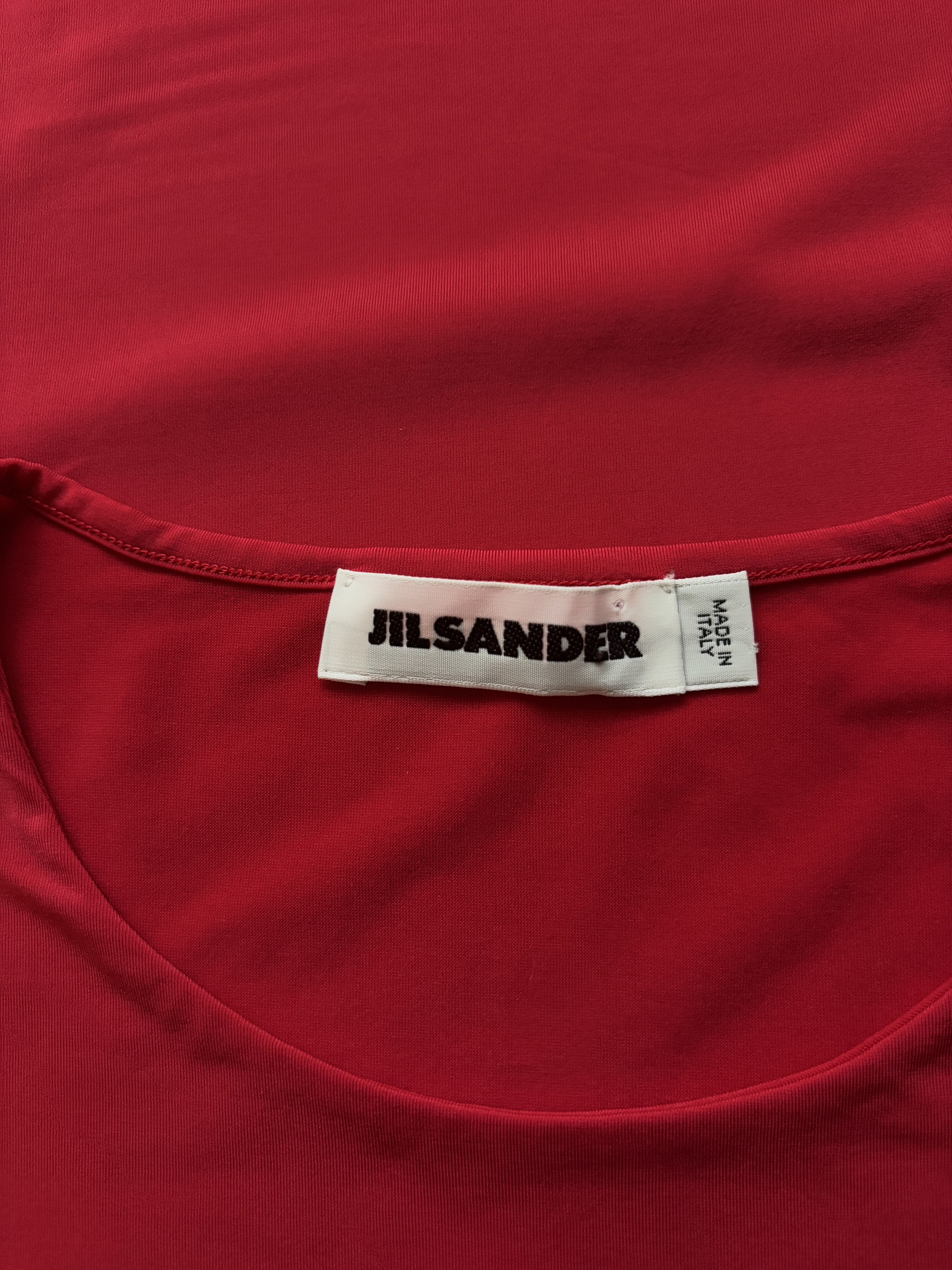 Jil Sander ⚡️QUICK SALE⚡️Jil Sander Red Stretchy Tank Top Size M / US 6-8 / IT 42-44 - 3 Thumbnail