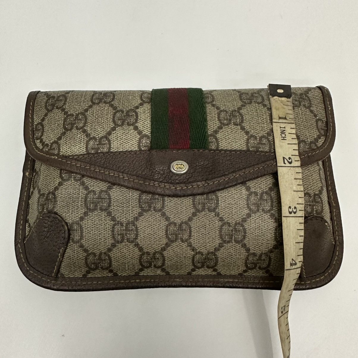 Gucci ‼️YES‼️ AUTHENTIC VINTAGE GUCCI GG SUPREME POUCH CLUTCH BAG Size ONE SIZE - 19 Thumbnail