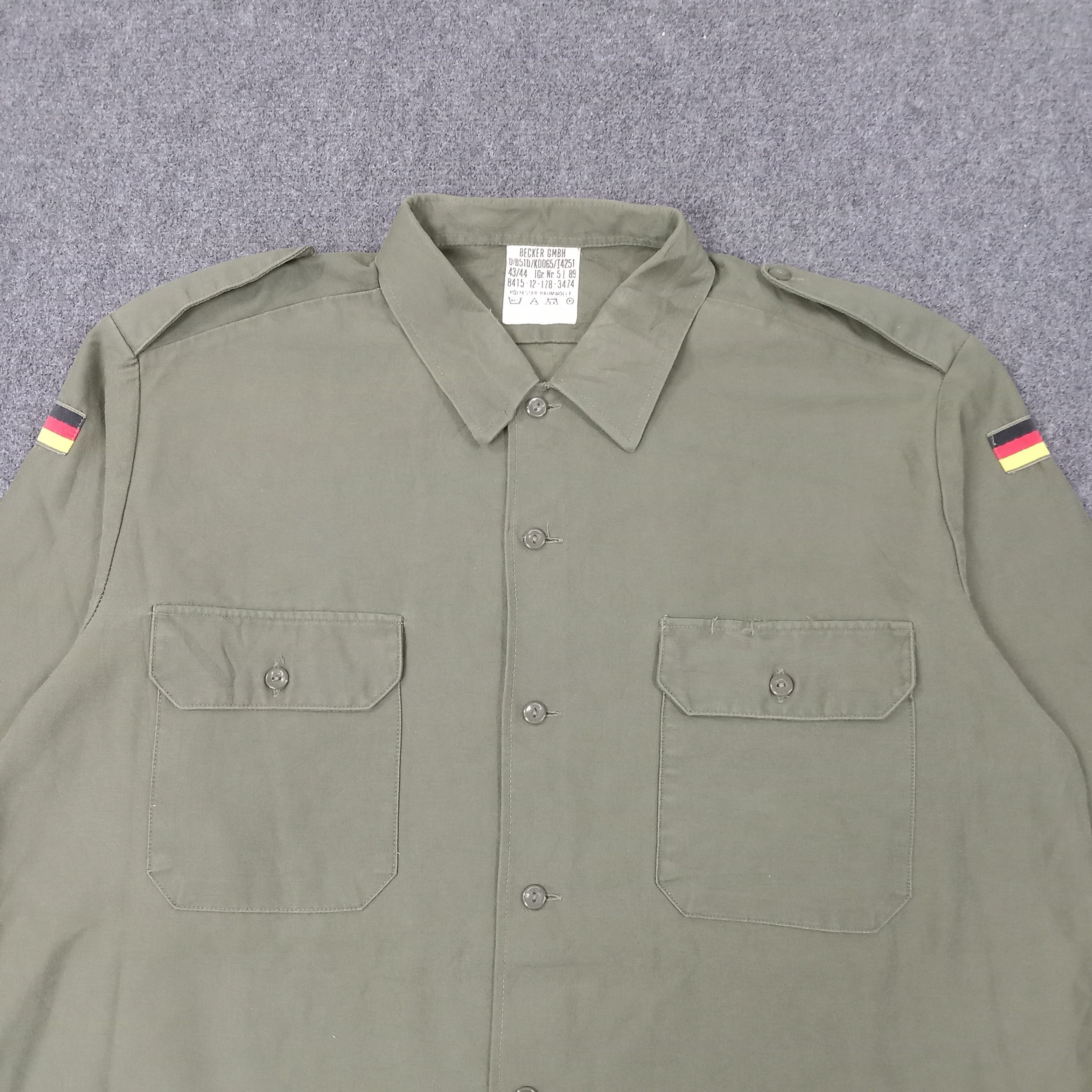 Vintage Germany Army Super Sweet Times Custom Shirt C223N55 Size US XL / EU 56 / 4 - 4 Thumbnail