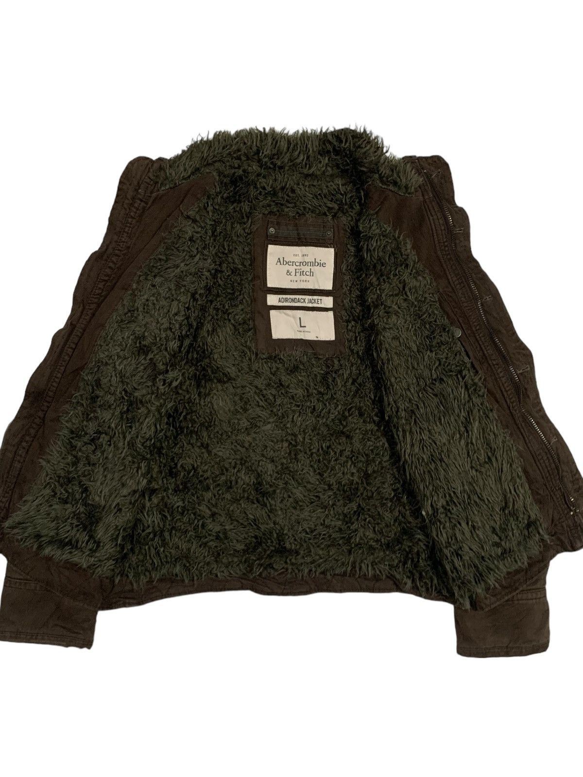 Abercrombie & Fitch Heavy Faux Fur Lined Adirondack Jacket