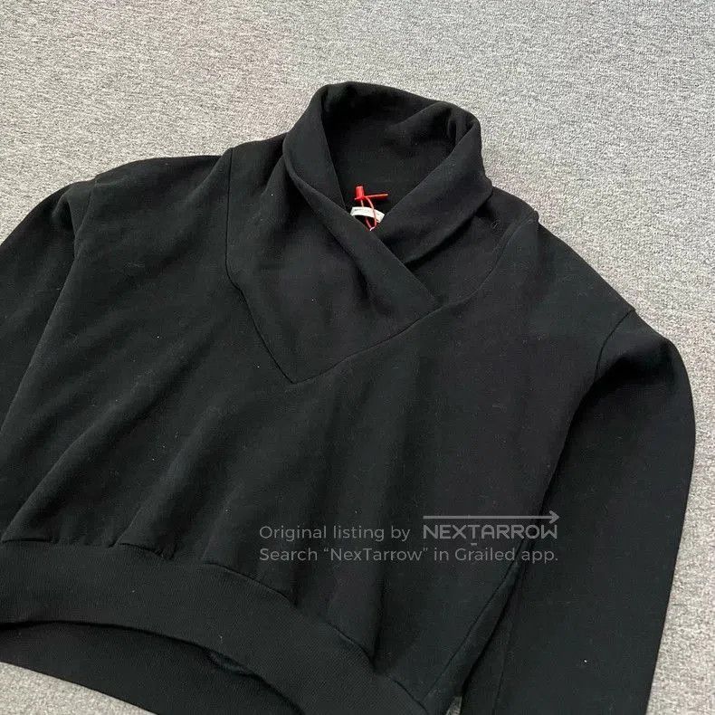 Saint Laurent Paris Saint Laurent Paris Black V-Neck Sweatshirt. Size US XS / EU 42 / 0 - 5 Thumbnail