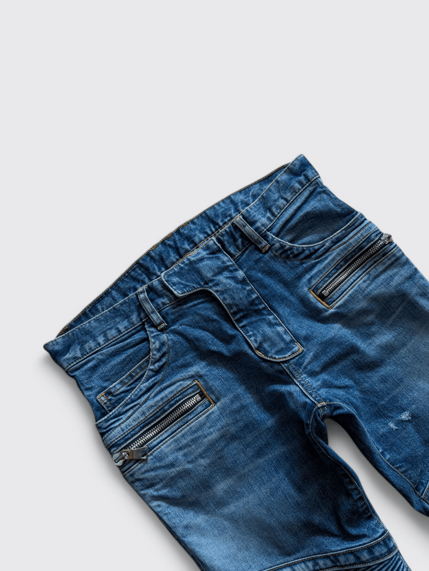 Balmain Balmain Og Biker Denim Jeans Pants Size US 30 / EU 46 - 8 Thumbnail