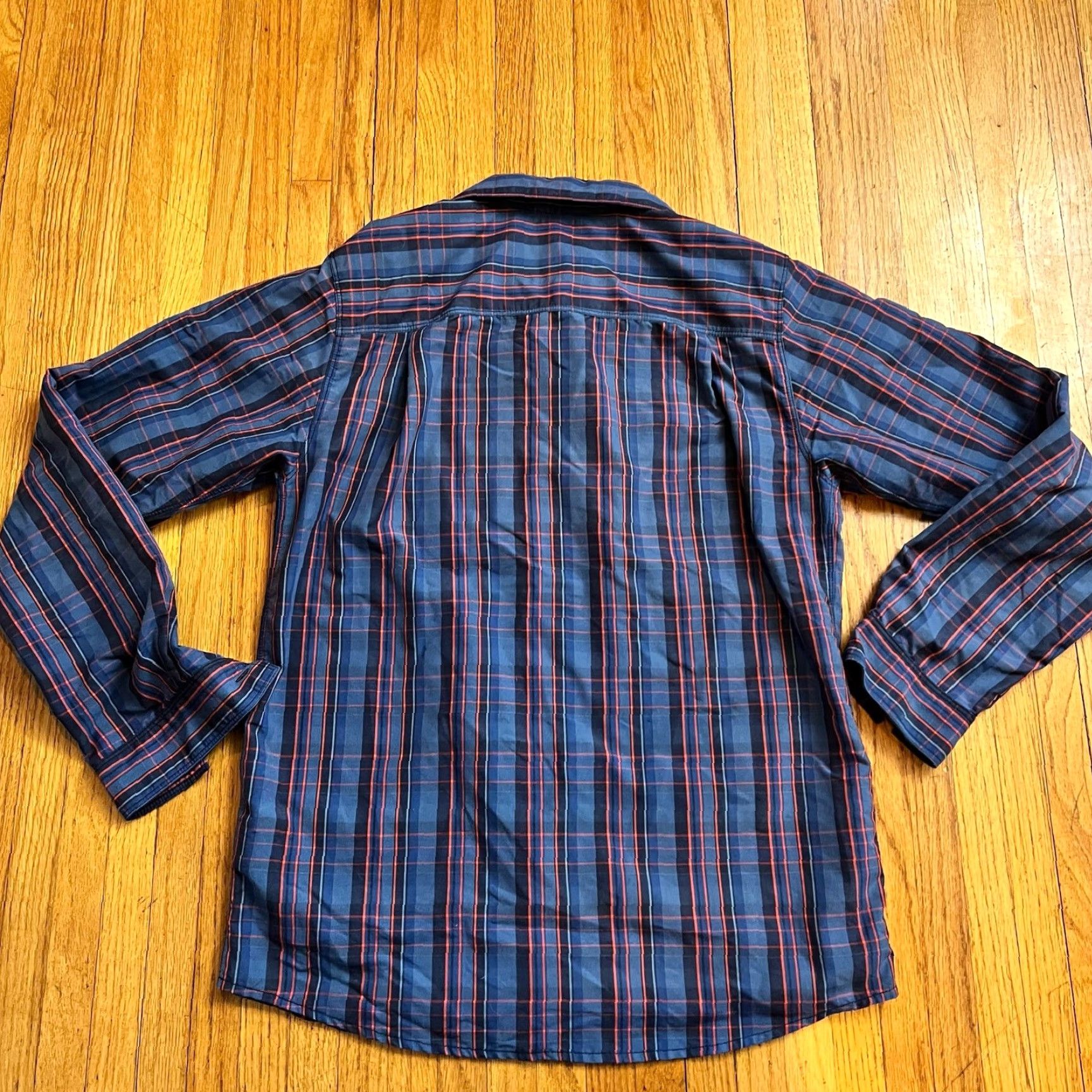 The North Face The North Face Shirt Mens Small Long Sleeve Plaid Button Performance Blue Mens S Long Sleeve Button-Up Shirt Blue Size US S / EU 44-46 / 1 - 3 Thumbnail