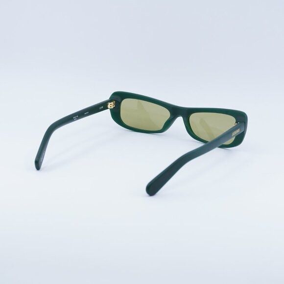 Jacquemus Jacquemus CAPRI JAC/55 C3 Sunglasses Matte Green Rectangle Size ONE SIZE - 9 Thumbnail