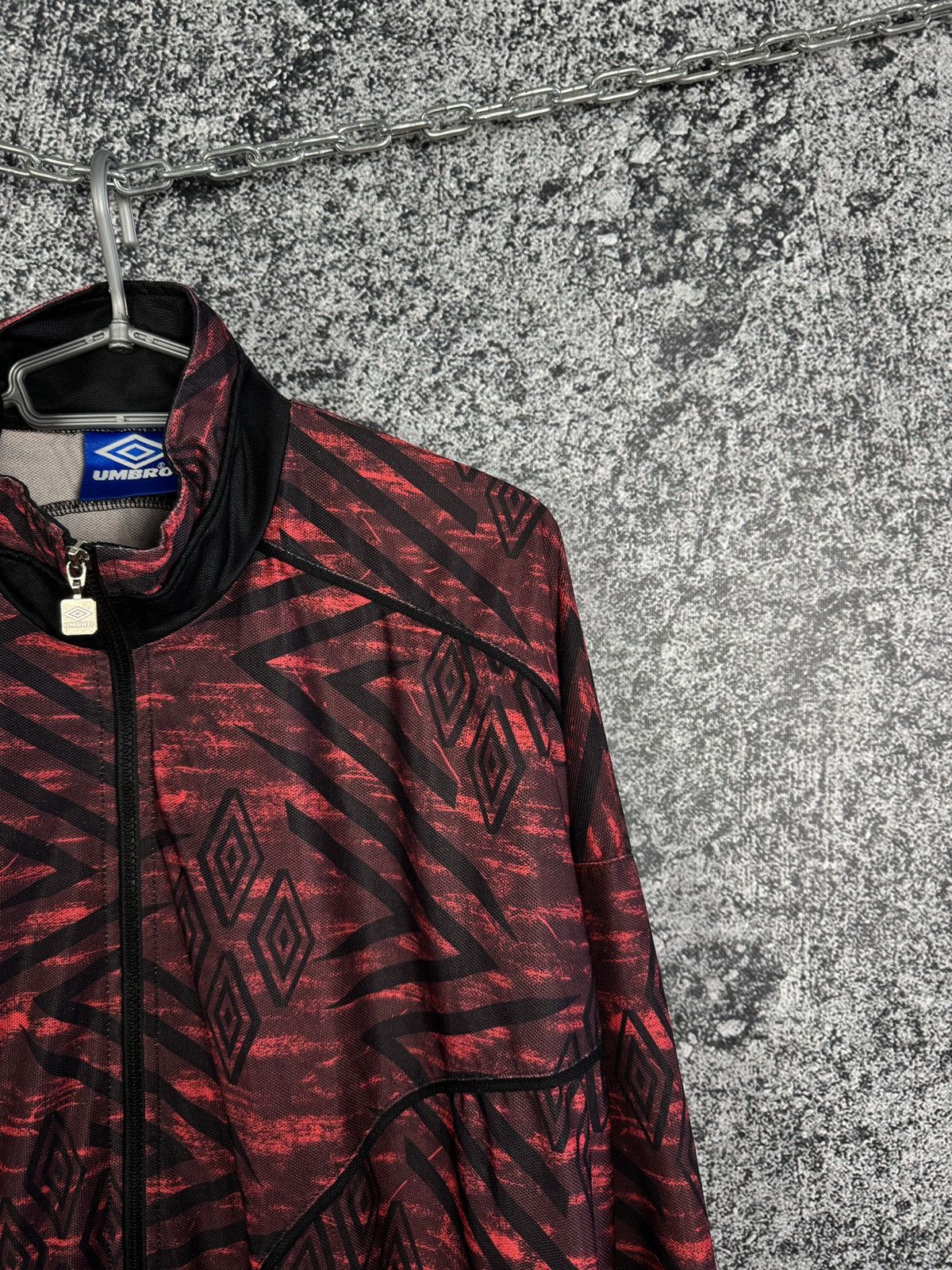 Umbro Rare UMBRO Vintage 90s Track Jacket Full Zip Retro Soccer XL Size US XL / EU 56 / 4 - 2 Thumbnail
