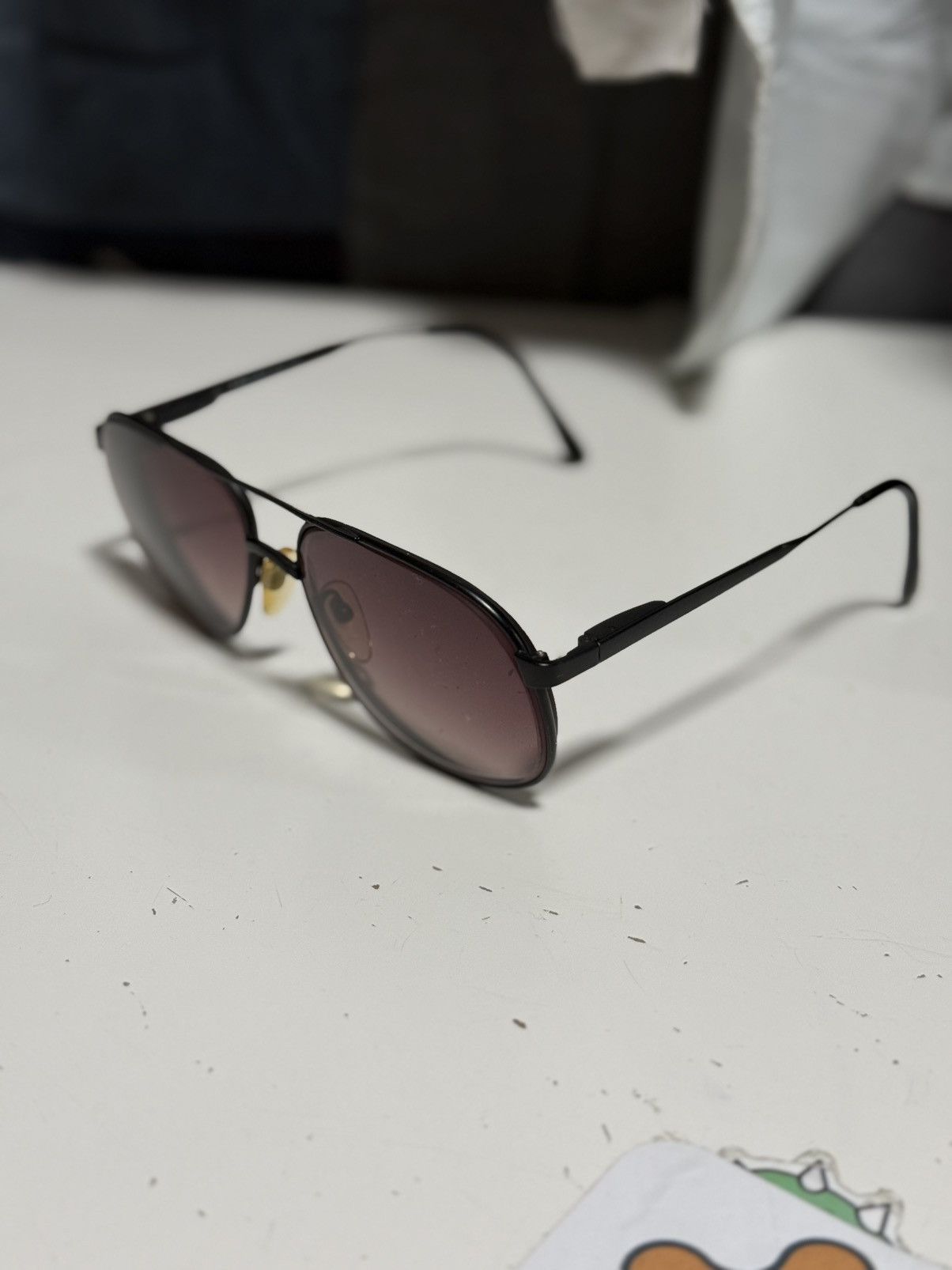 Other Vintage Marcolin Marachon Aviator Sunglasses script Size ONE SIZE - 1 Thumbnail