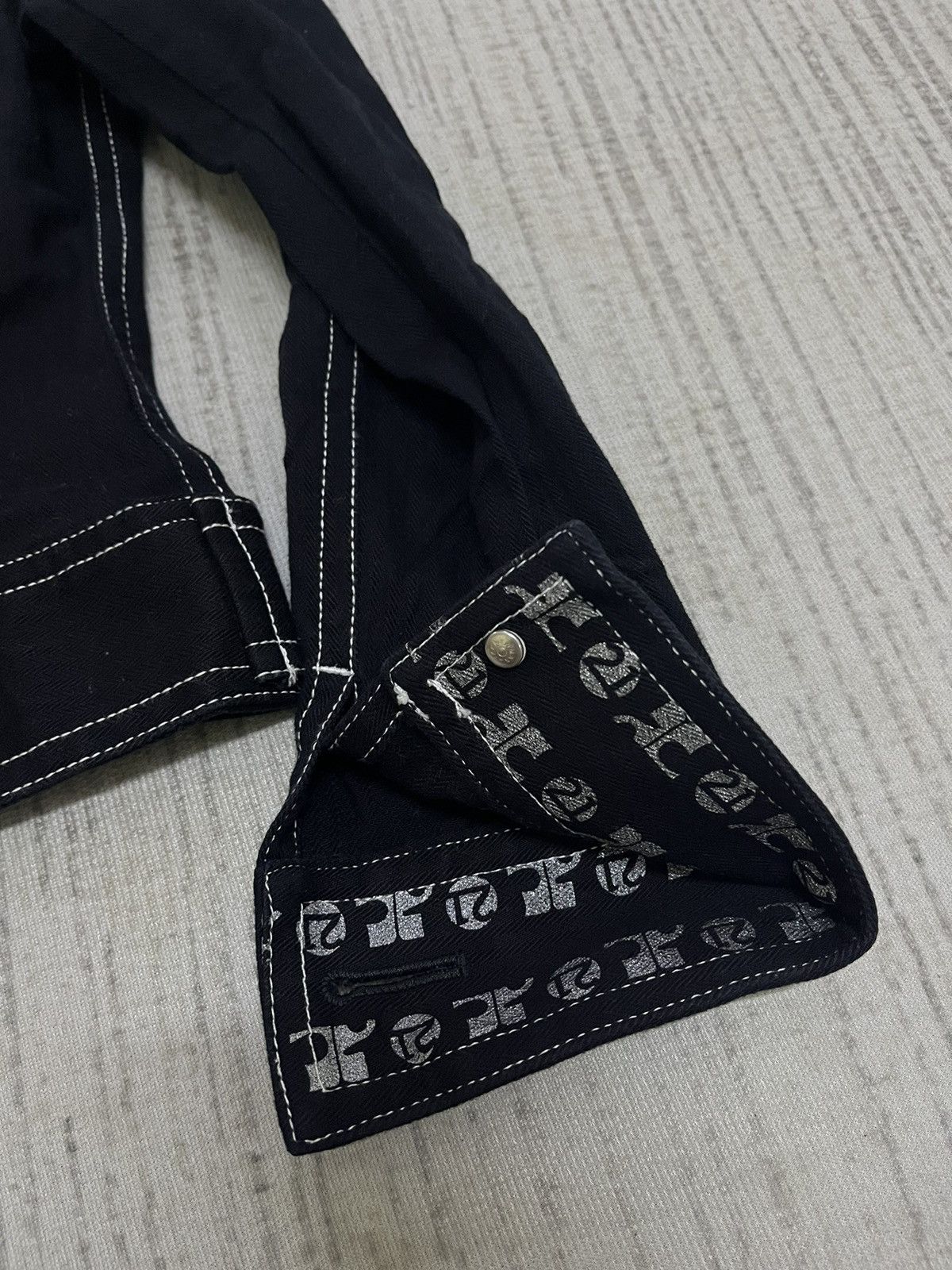 Courreges × Japanese Brand × Vintage Vintage 90s courreges denim jacket Size ONE SIZE - 5 Thumbnail