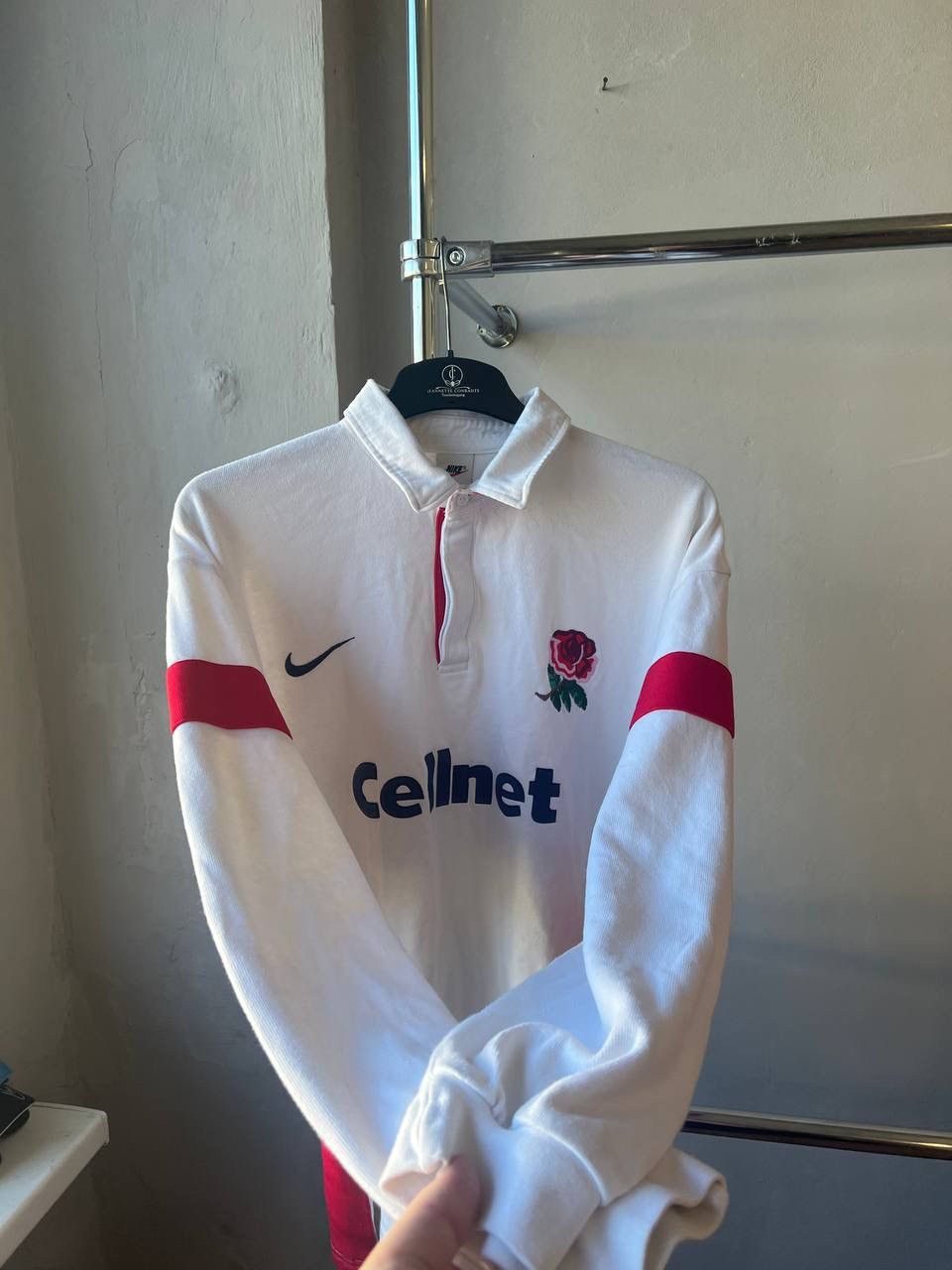 Nike 1997/99 ENGLAND NATIONAL TEAM RUGBY UNION VINTAGE JERSEY XL Size US XL / EU 56 / 4 - 13 Thumbnail
