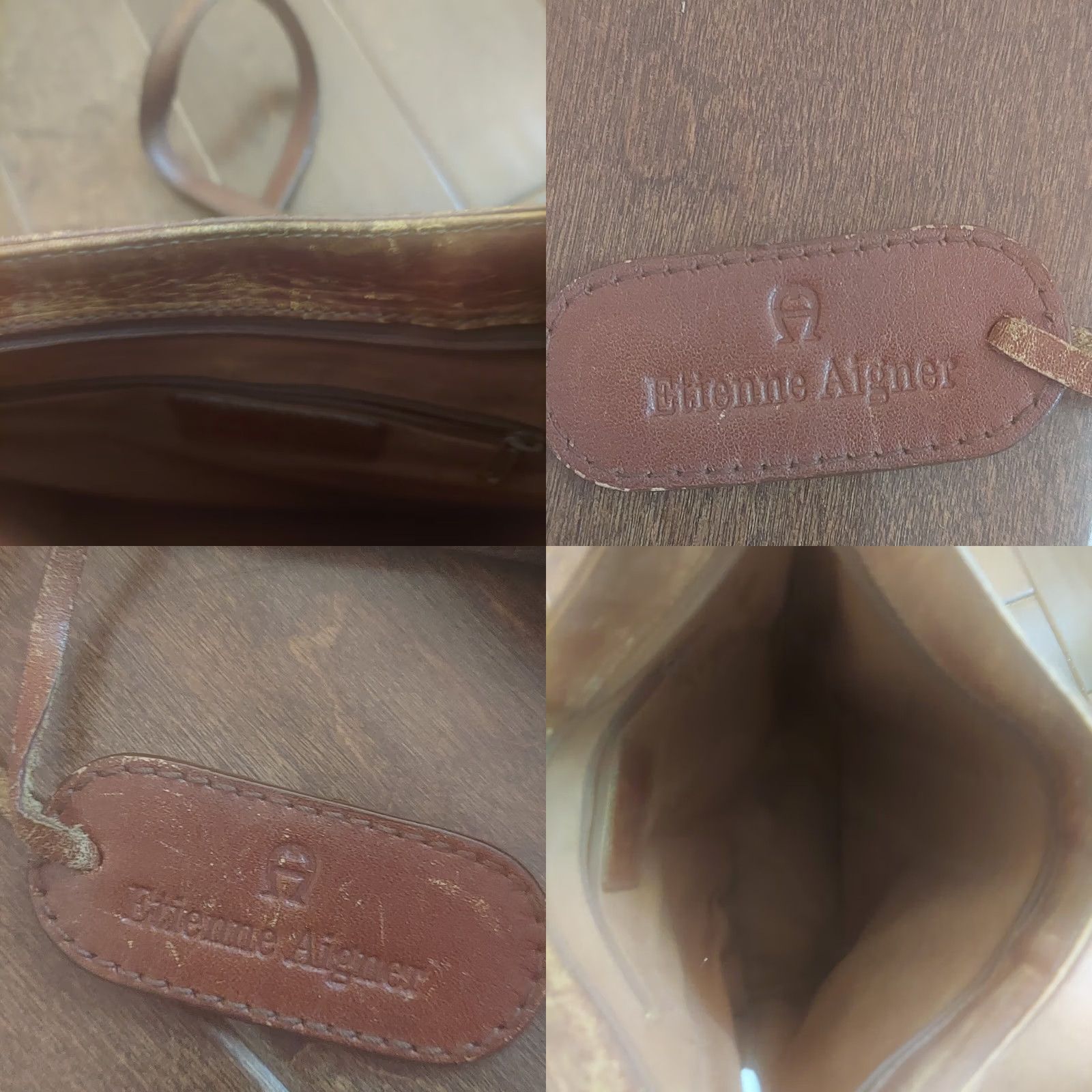 Etienne Aigner VINTAGE Etienne Aigner Shoulder Bag Womens Small Brown Straw Woven Leather Trim 90s Purse Size ONE SIZE - 10 Thumbnail