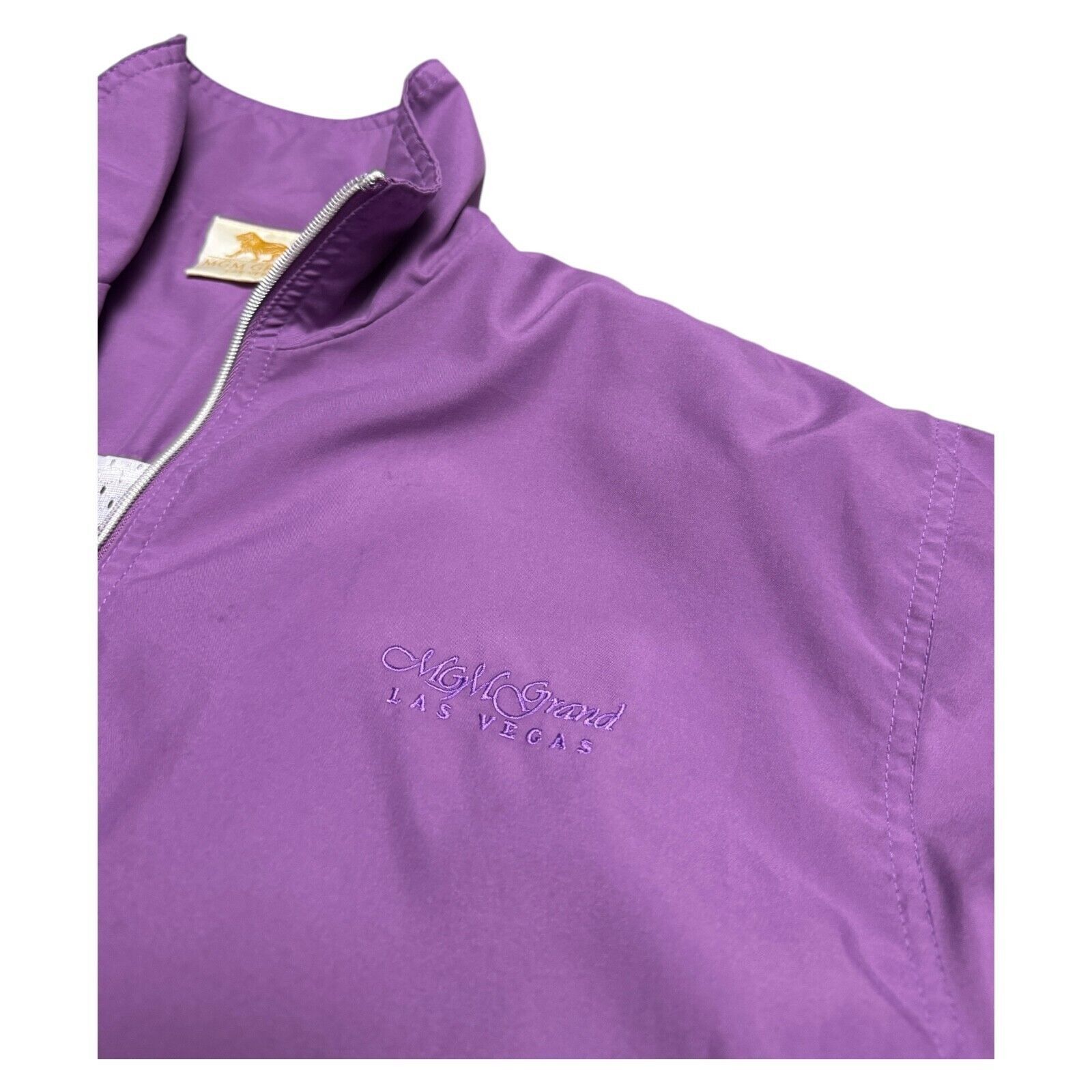 Vintage VINTAGE MGM GRAND Las Vegas Casino Lilac Retro 90 Track Suit Size M / US 6-8 / IT 42-44 - 2 Thumbnail