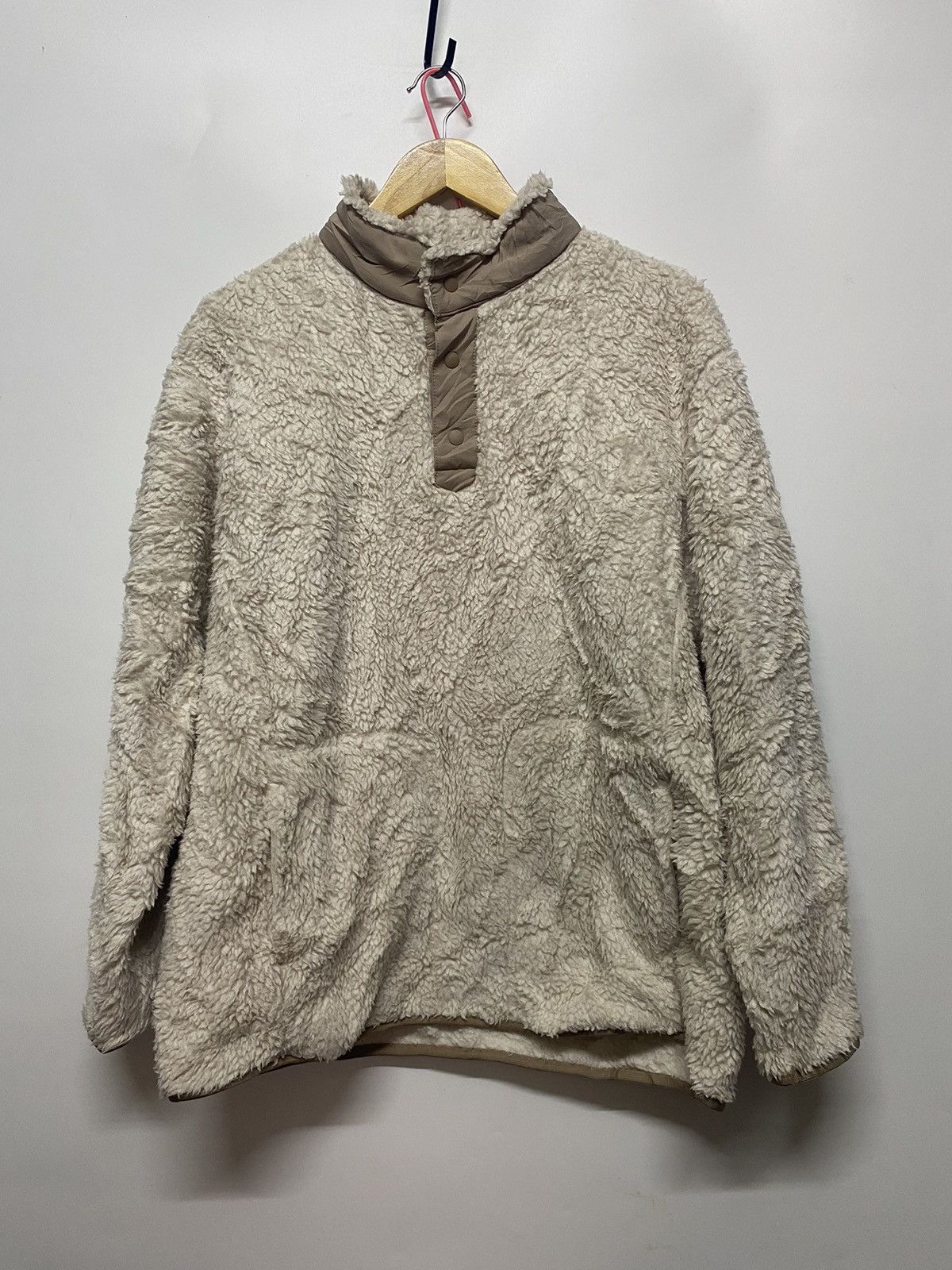Uniqlo × White Mountaineering Uniqlo x White Mountaineering Sherpa Half Button Jacket Size US L / EU 52-54 / 3 - 1 Thumbnail