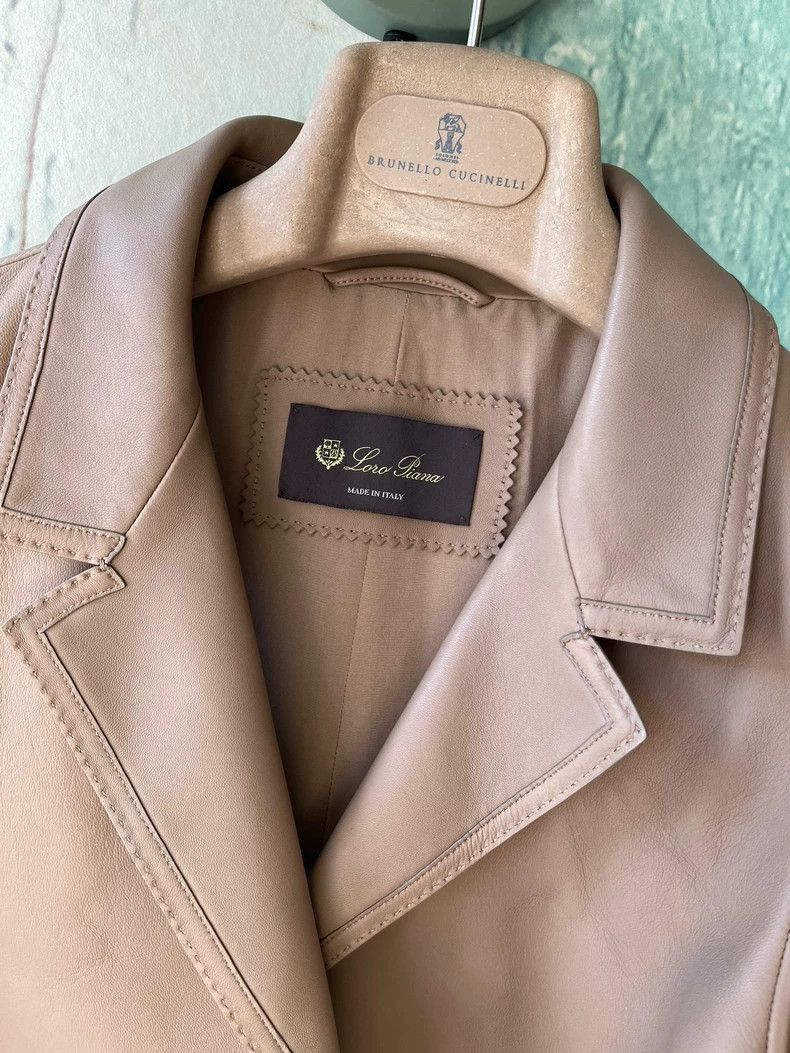 Loro Piana Loro Piana Leather Belted Vest- Size US M / EU 48-50 / 2 - 2 Thumbnail