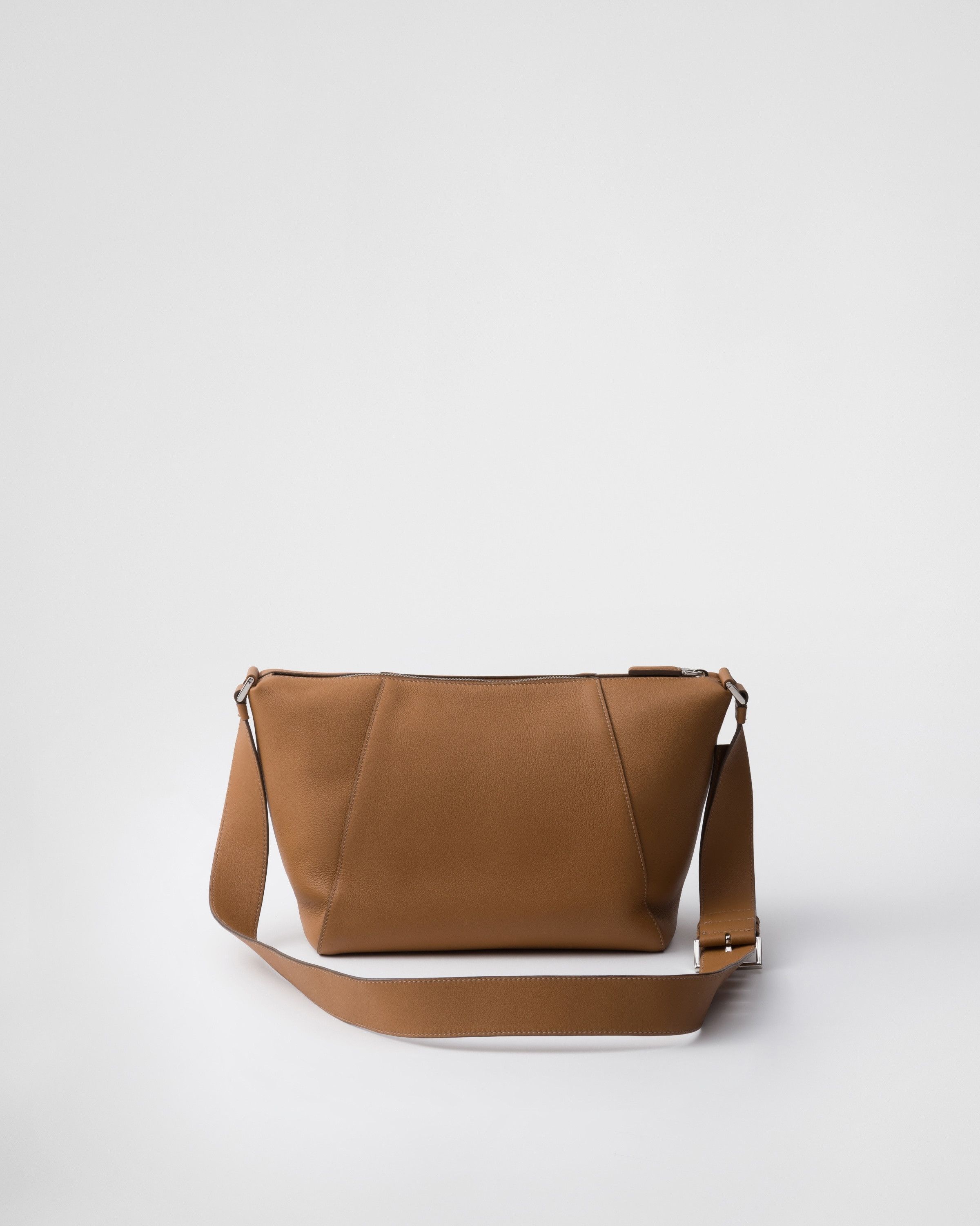 Prada o1bcso1str1025 Size: OS / Soft Grain Shoulder Bag in Brown Size ONE SIZE - 4 Thumbnail