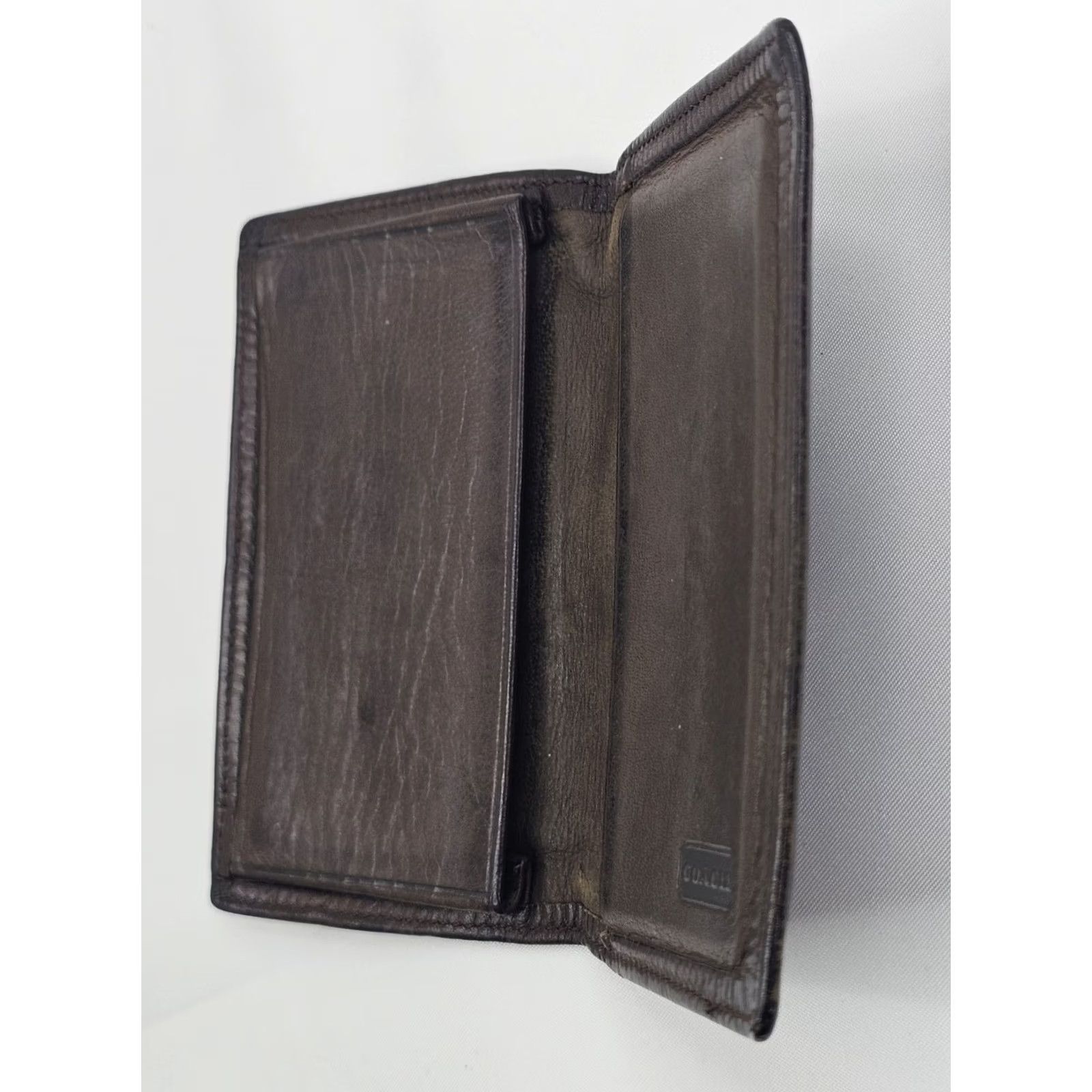Coach VINTAGE Coach Brown Leather Bifold Wallet Card Holder Minimalist Men Size ONE SIZE - 5 Thumbnail