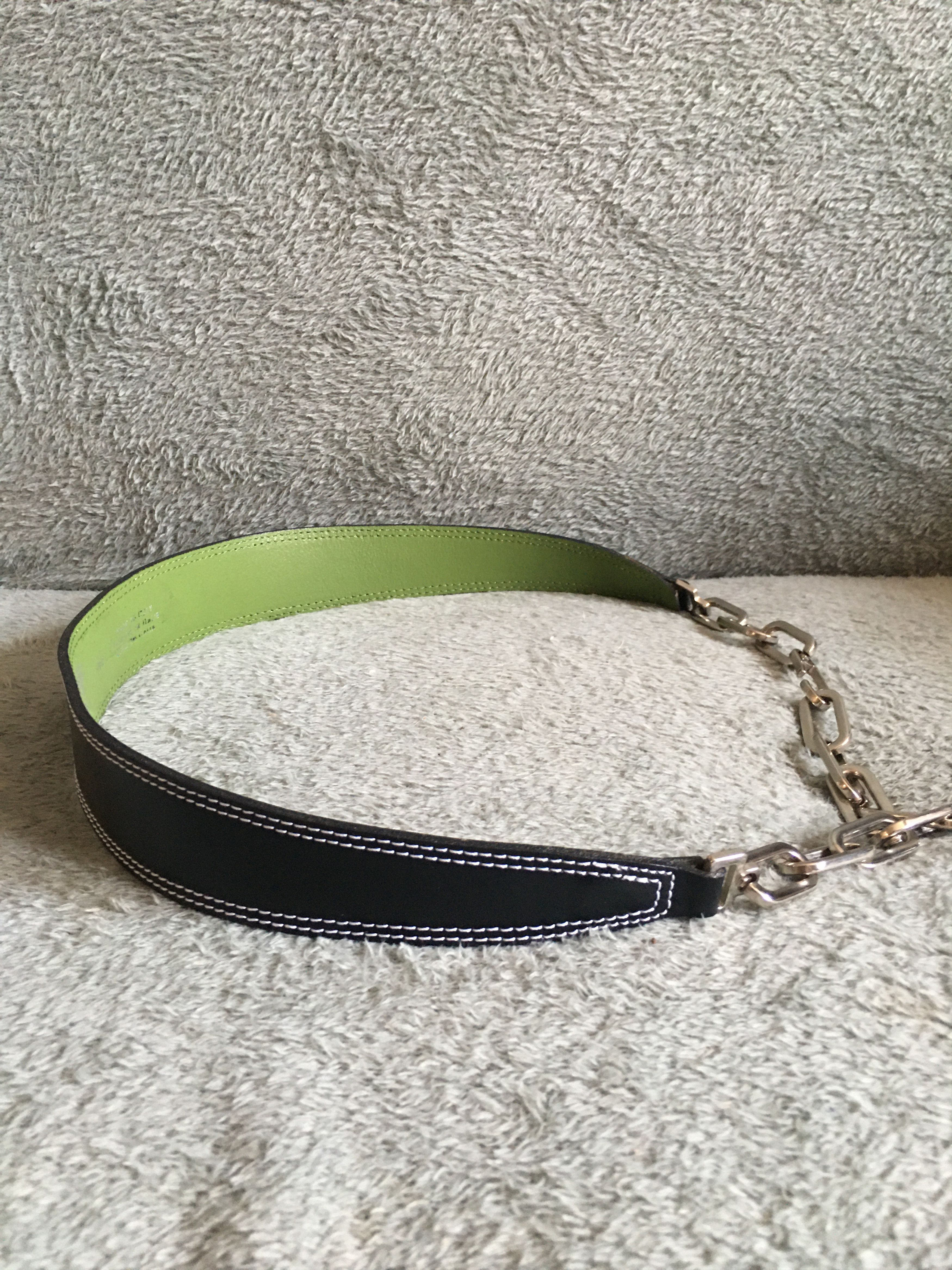 Gianfranco Ferre Gianfranco Ferre Leather Metal Chain Belt Size 80 Size ONE SIZE - 3 Thumbnail