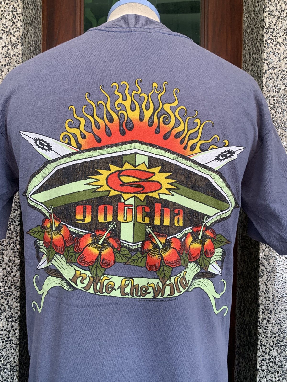Gotcha Vintage 90s Gotcha Surf / Surfing / Surfboards T shirt Size US M / EU 48-50 / 2 - 2 Thumbnail