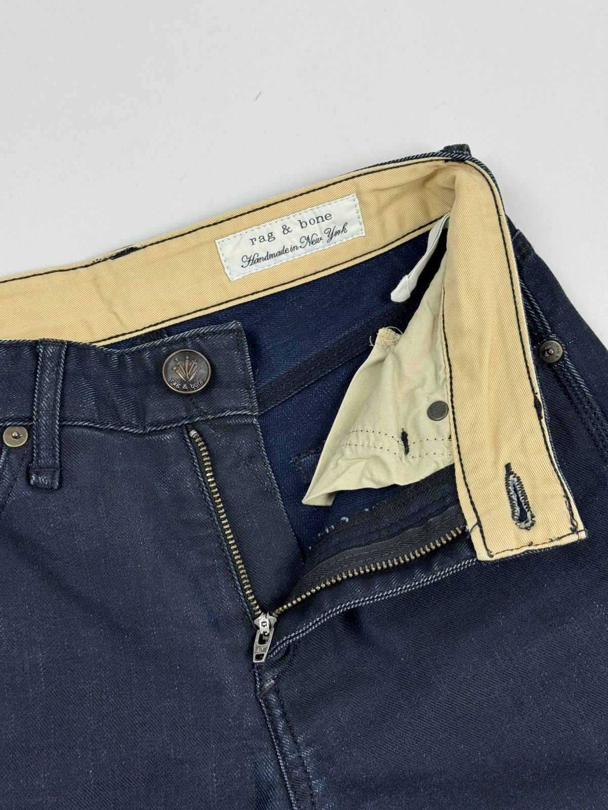 Rag & Bone Rag & Bone Handmade New York Navy Slim Women’s Pants Size 24" / US 00 / IT 34 - 9 Thumbnail