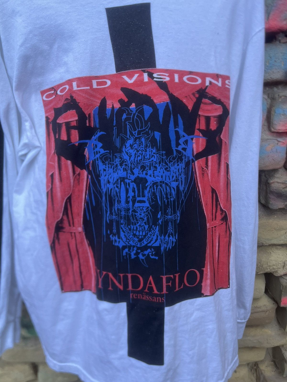 Drain Gang × Yung Lean Bladee Cold visions tour longsleeve Size US M / EU 48-50 / 2 - 2 Thumbnail