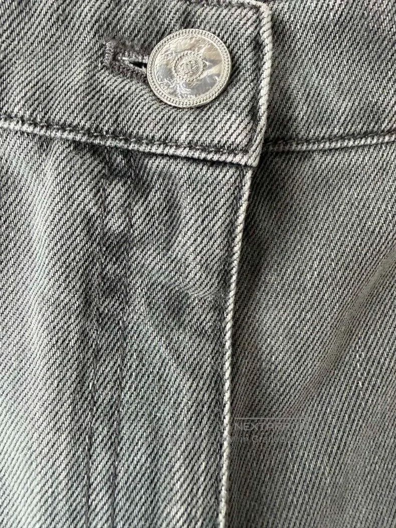 Chanel Chanel Grey jeans Size 42" / US 20 - 4 Thumbnail