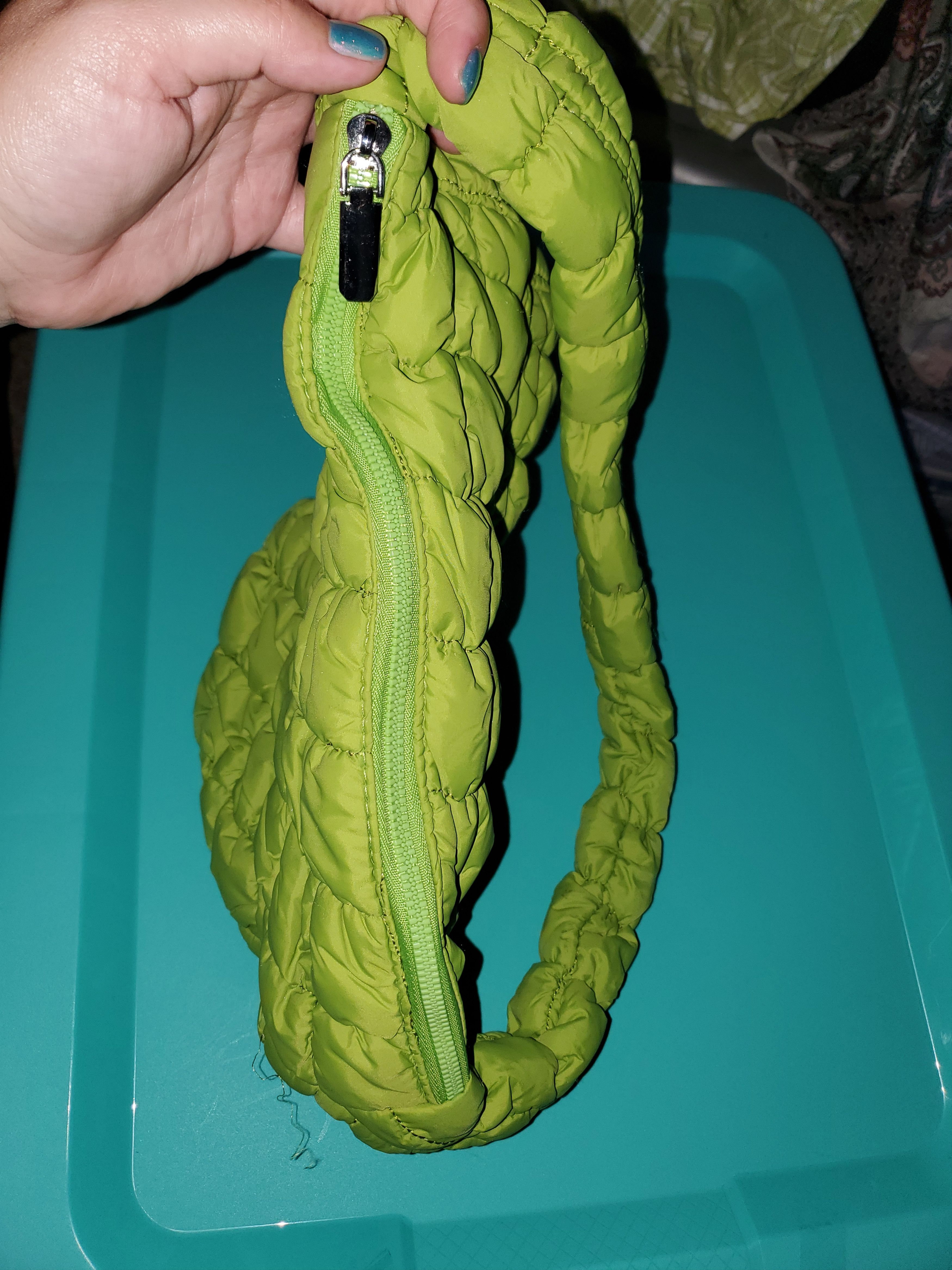 Other Brand new green quilted puffer shoulder bag Size ONE SIZE - 3 Thumbnail