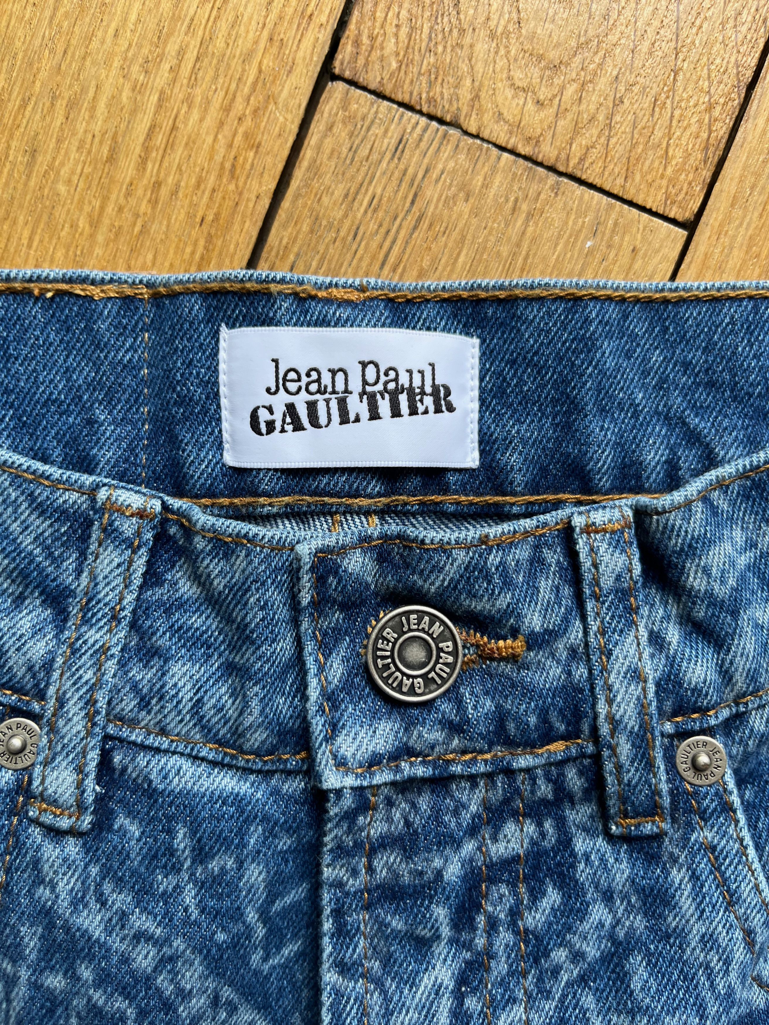 Jean Paul Gaultier Jean Paul Gaultier money print jeans Size 23" - 3 Thumbnail
