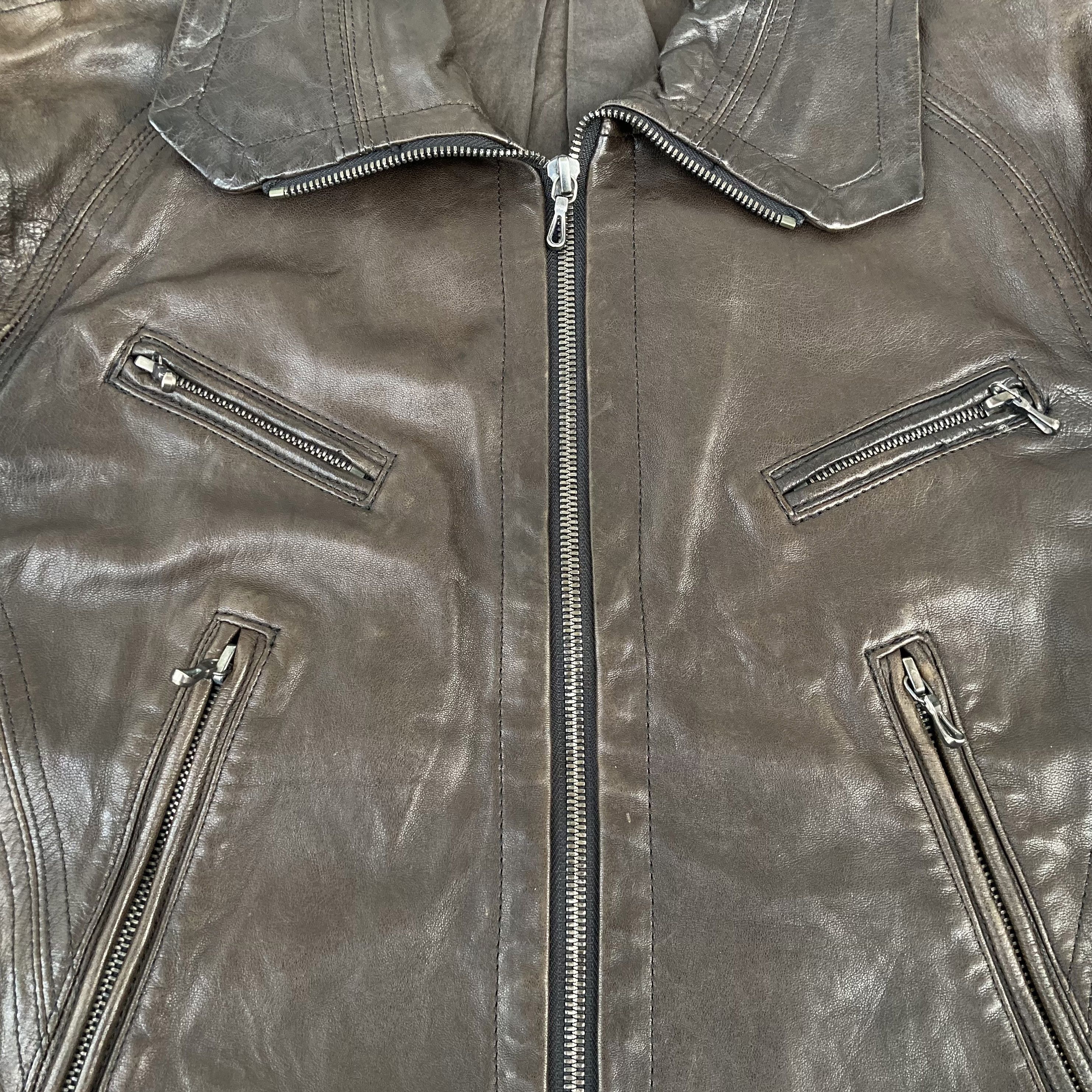 Vtg Julius 7 Zipper Motorcycle Tatsuro Horikawa J7 Jacket