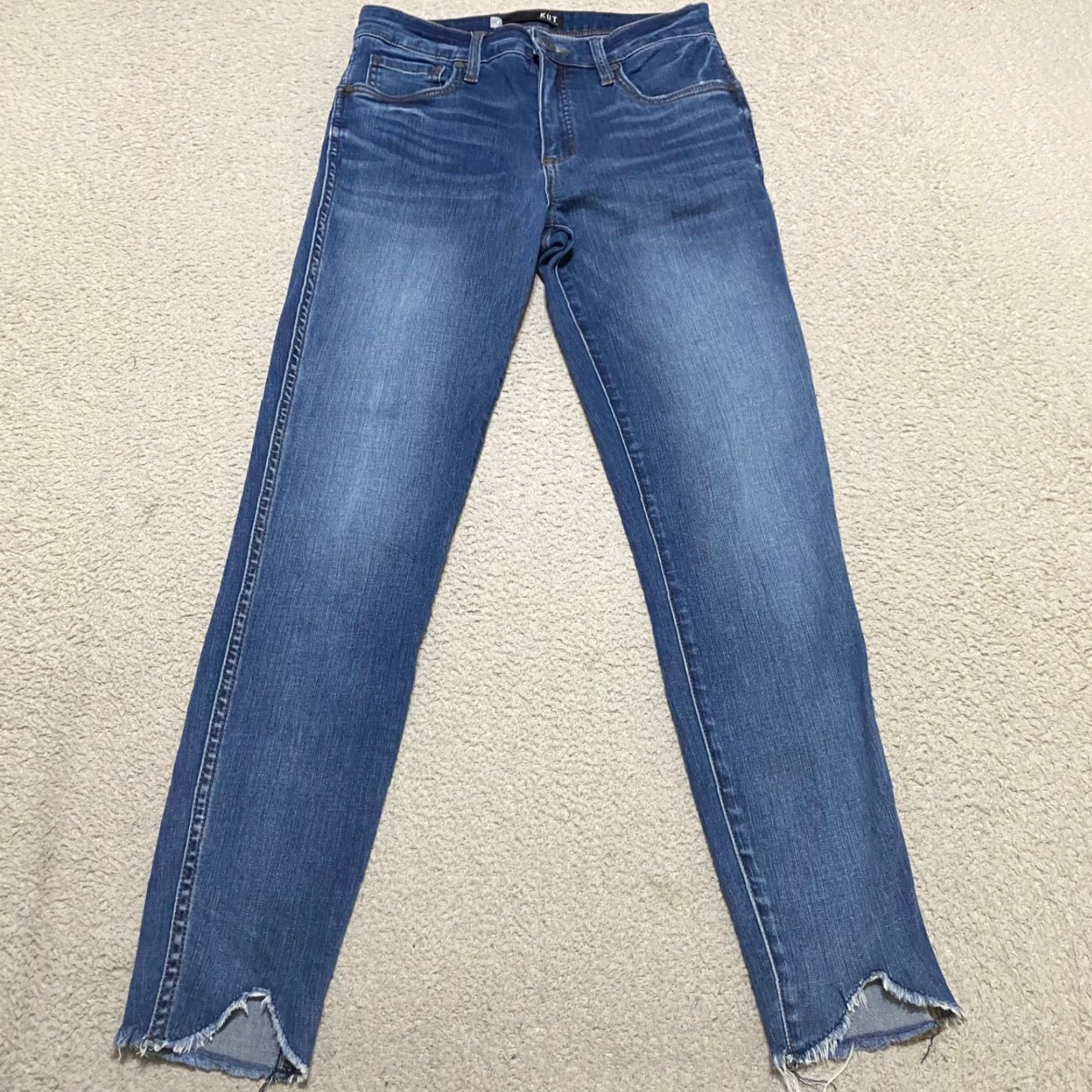 Vintage VINTAGE KUT Womens Jeans Blue Denim High Rise Connie Skinny 8 Regular 27in Inseam 27in 5-Pocket Design Womens Size 30" / US 8 / IT 44 - 2 Thumbnail
