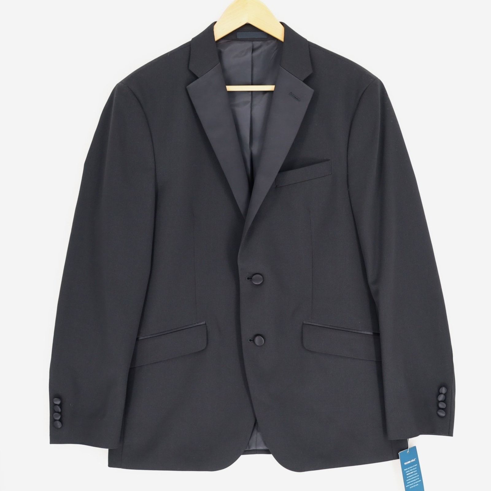 Kenneth Cole Kenneth Cole Reaction Men's Black Slim-Fit Blazer Size 40R Size 40R - 3 Thumbnail