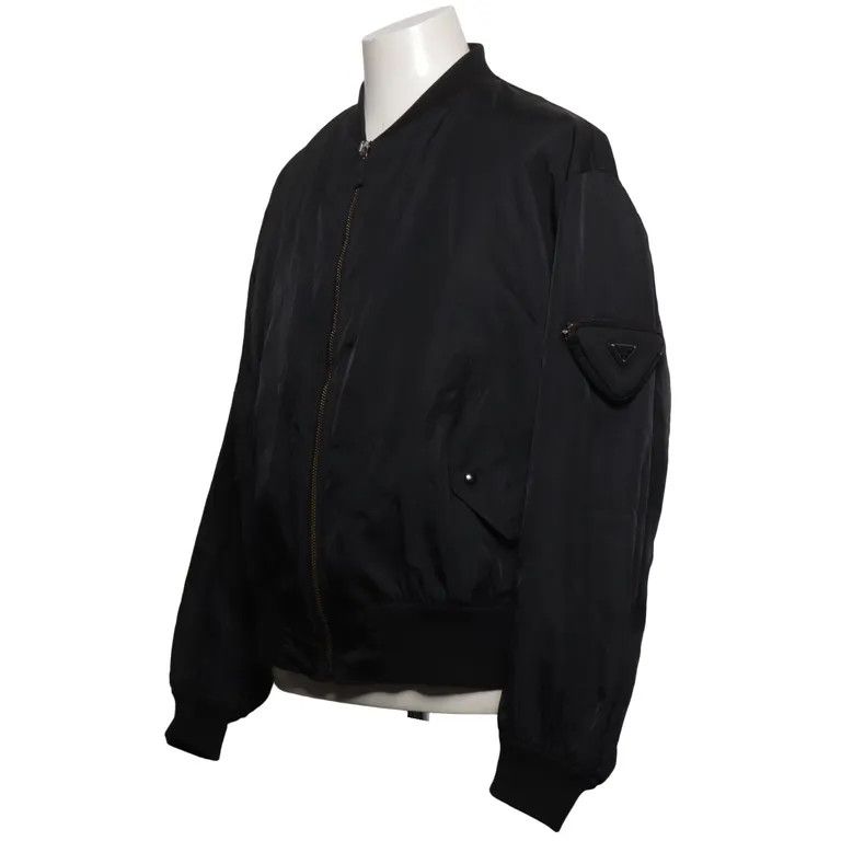 Prada Prada Sport Black Jacket – Archive Nylon Outerwear / Red Tab