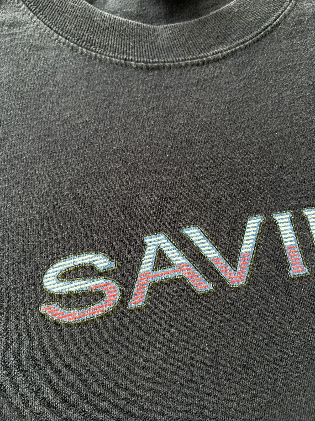 Vintage Vintage 2000s Savier Skateboards Skateboarding Y2k T-shirt Size US S / EU 44-46 / 1 - 4 Thumbnail
