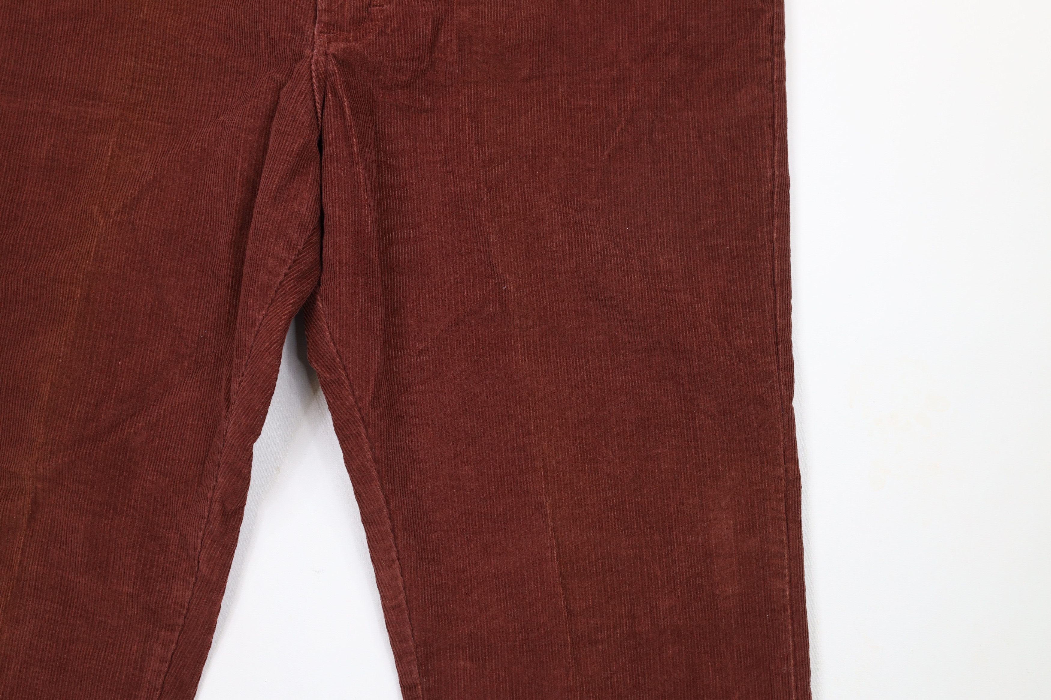 Lee × Vintage Vintage 90s Lee Bootcut Western Corduroy Chino Pants Red USA Size US 38 / EU 54 - 6 Thumbnail