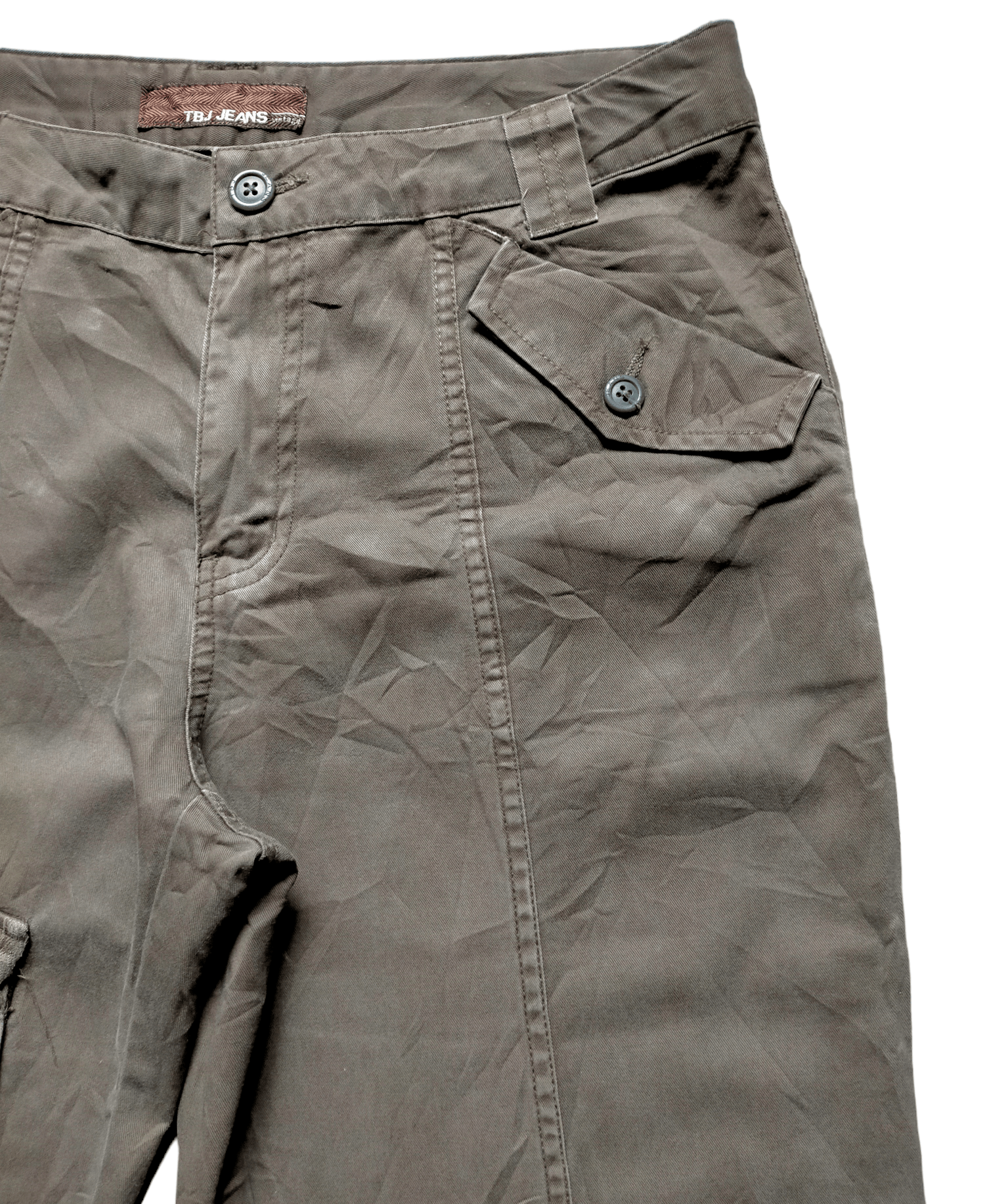 Japanese Brand Flare Tbj Jeans Tactical Cargo Boot cut Pants Size US 30 / EU 46 - 3 Thumbnail