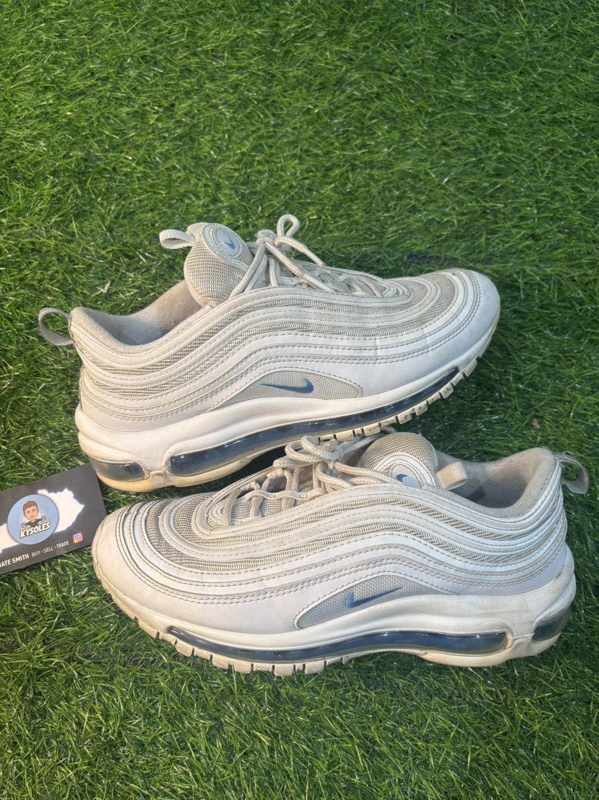 Nike Nike air max 97 white Size US 7 / EU 40 - 1 Thumbnail