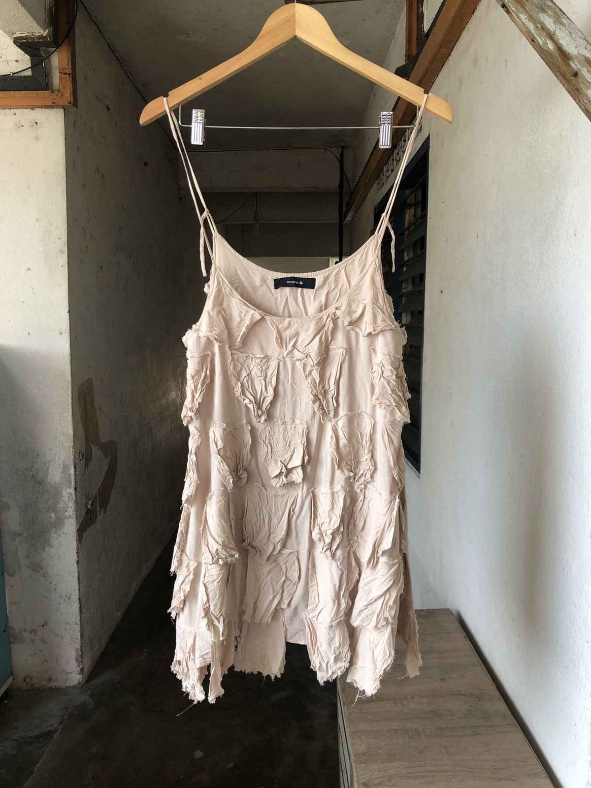 If Six Was Nine Rare❗️Mystic Patchwork Distressed Tank Top Size ONE SIZE - 1 Thumbnail