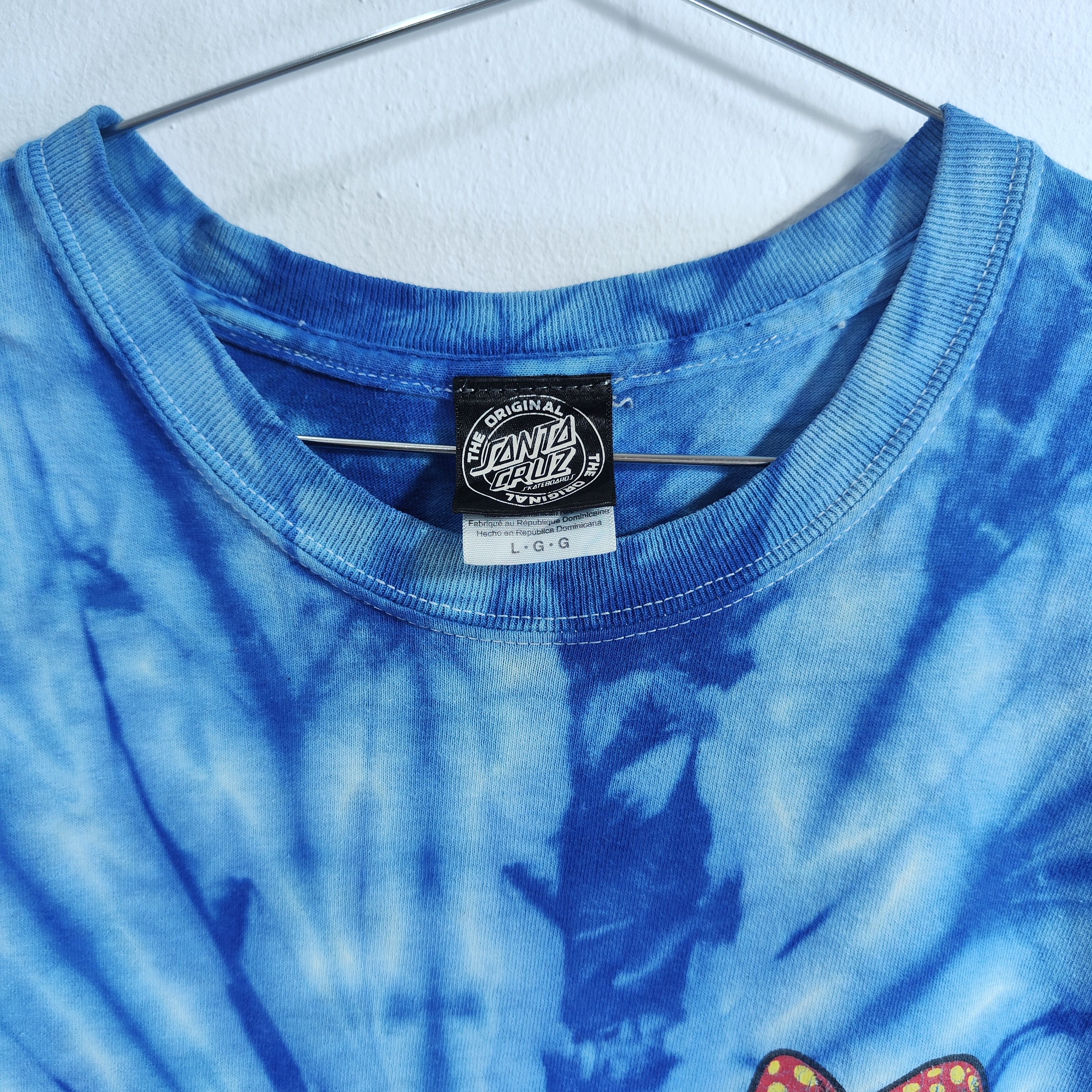 Santa Cruz Skateboards Santa cruz Tie dye Mushroom Tee Large Size US L / EU 52-54 / 3 - 5 Thumbnail
