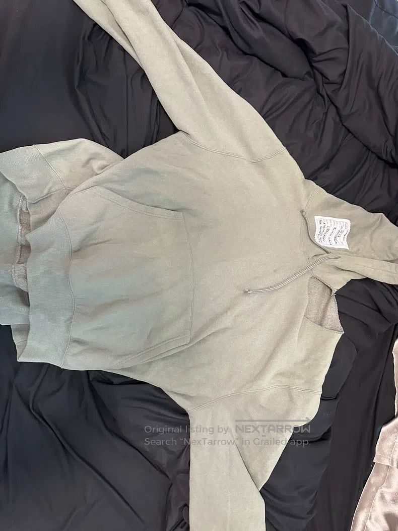 Vetements Gray cut-off hoodie
