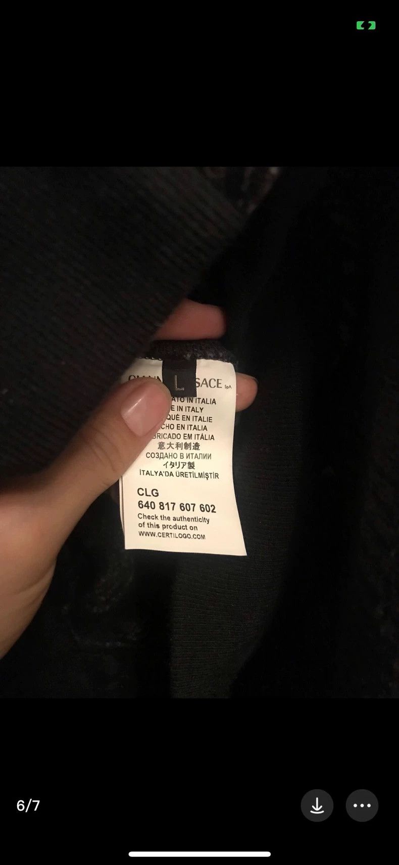 Versace Versace Baroque velor autumn-winter coat Size US M / EU 48-50 / 2 - 7 Thumbnail