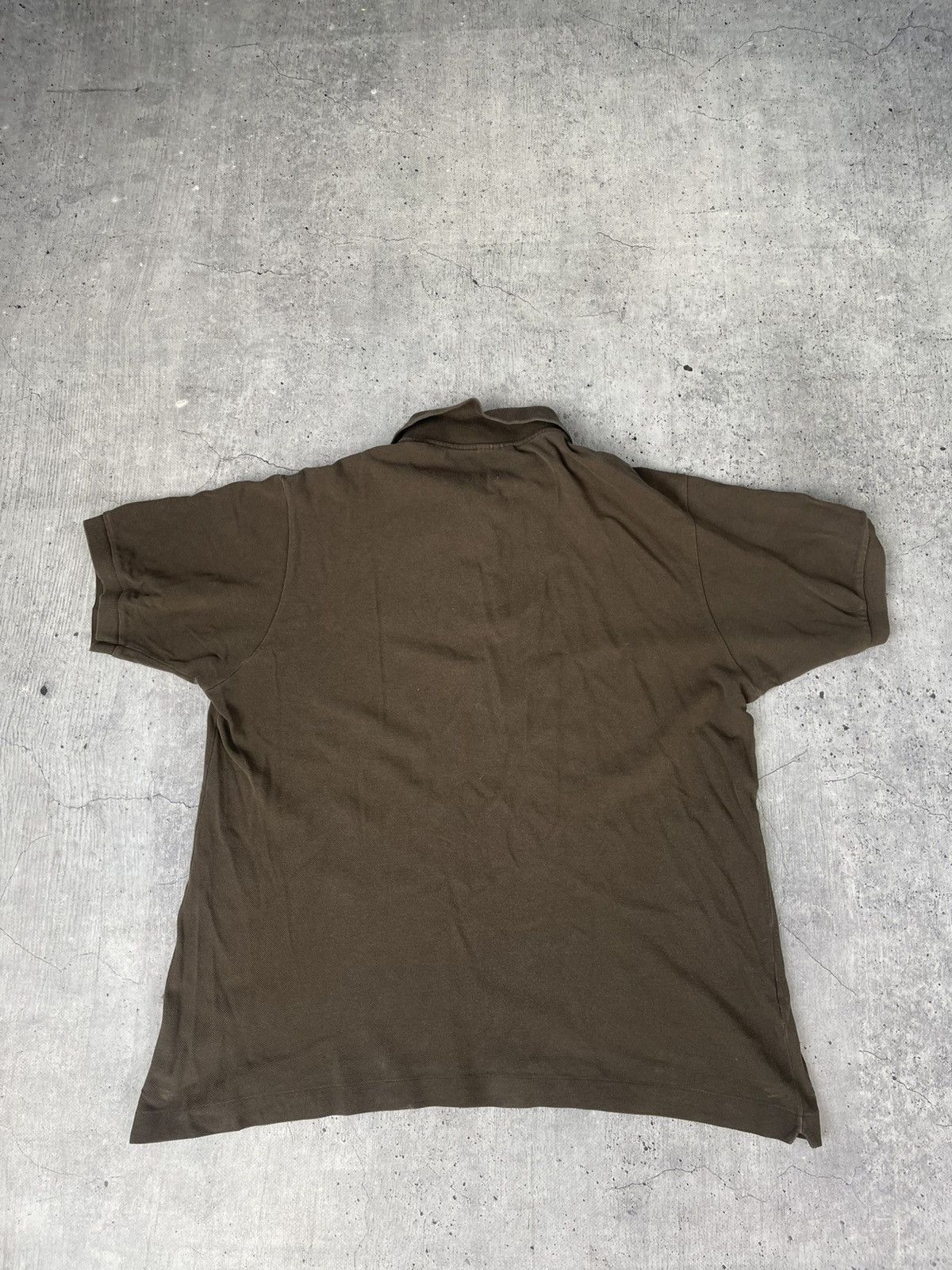 Lacoste Vintage Lacoste polo T shirt brown retro 90s 80s y2k tee Size US XL / EU 56 / 4 - 9 Thumbnail