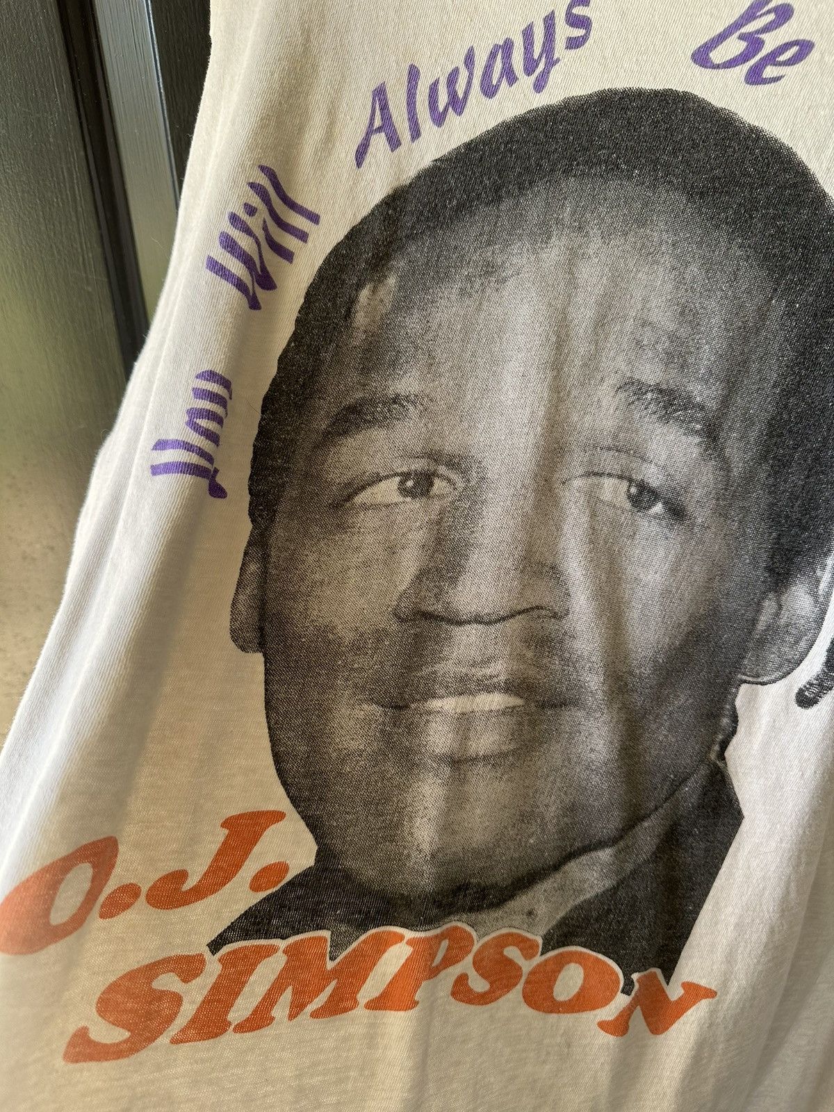 Band Tees × Vintage Vintage 90s single stitch O.J. Simpson Tee Size US L / EU 52-54 / 3 - 5 Thumbnail
