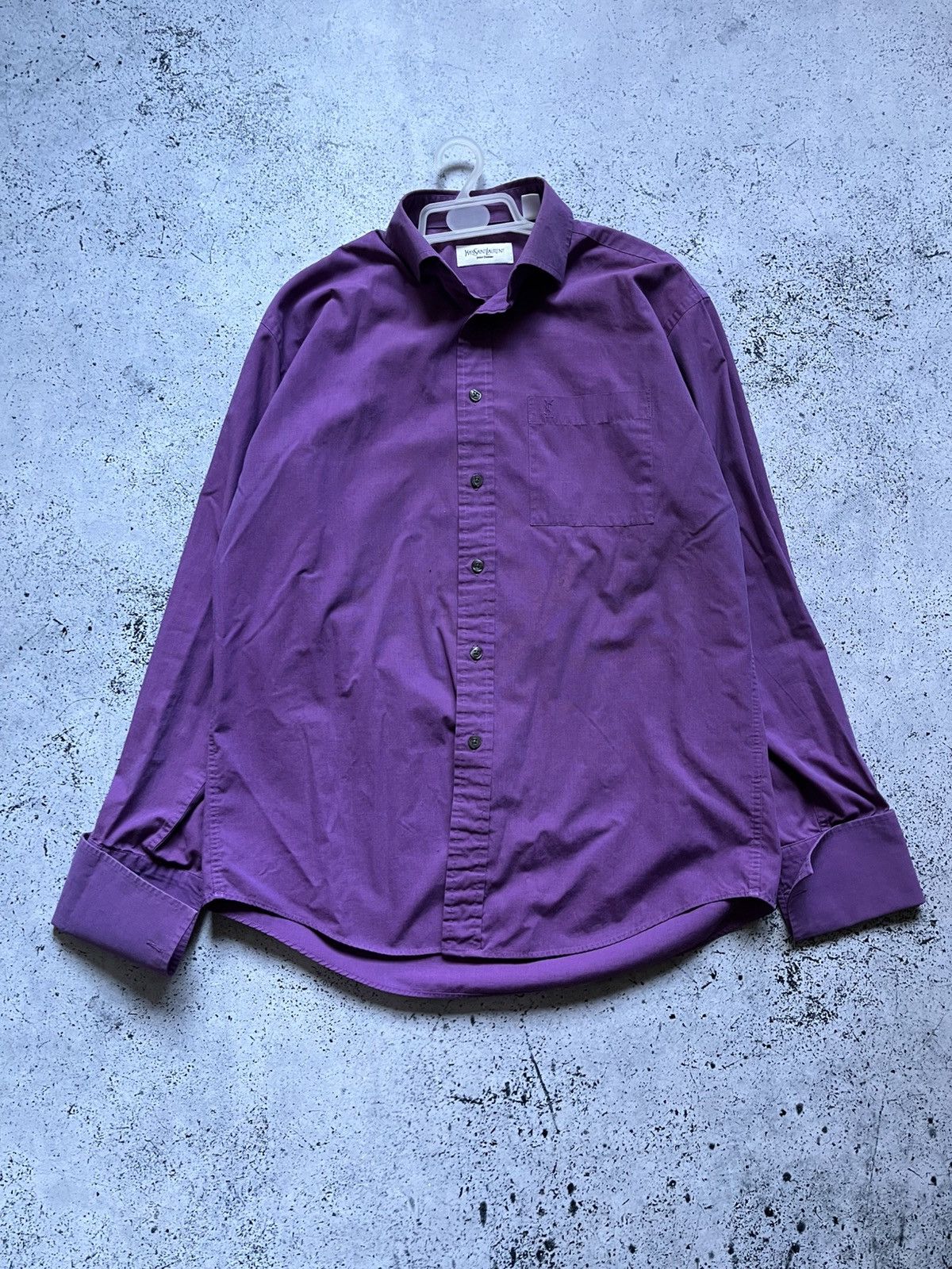 Vintage × Yves Saint Laurent Vintage Yves Saint Laurent Button Ups Shirt YSL Luxury Y2K Size US L / EU 52-54 / 3 - 2 Thumbnail
