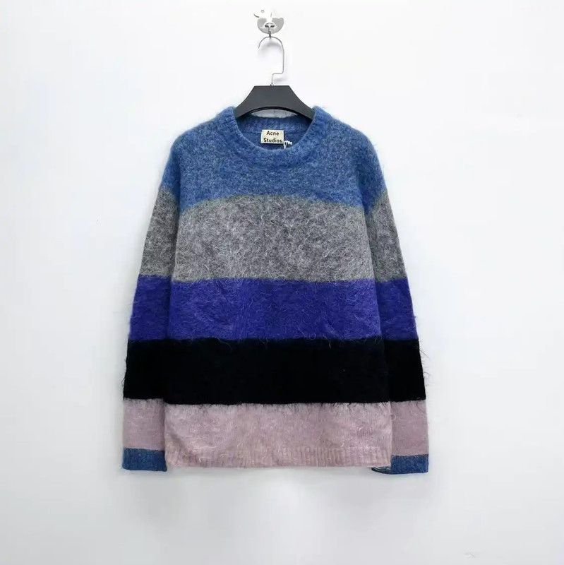 Acne Studios Acne Studios Multicolor Striped Long Sleeve Sweater Size XS / US 0-2 / IT 36-38 - 1 Thumbnail