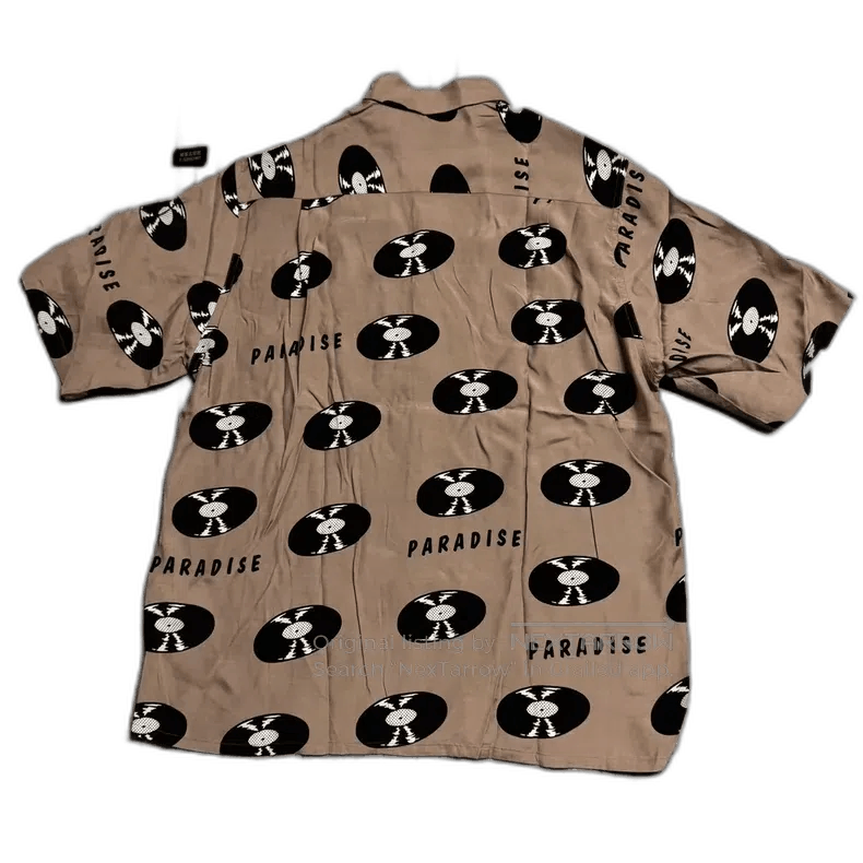【希少】WACKO MARIA RECORDS HAWAIIAN SHIRT WACKO MARIA｜2024SS RECORDS HAWAIIAN SHIRT