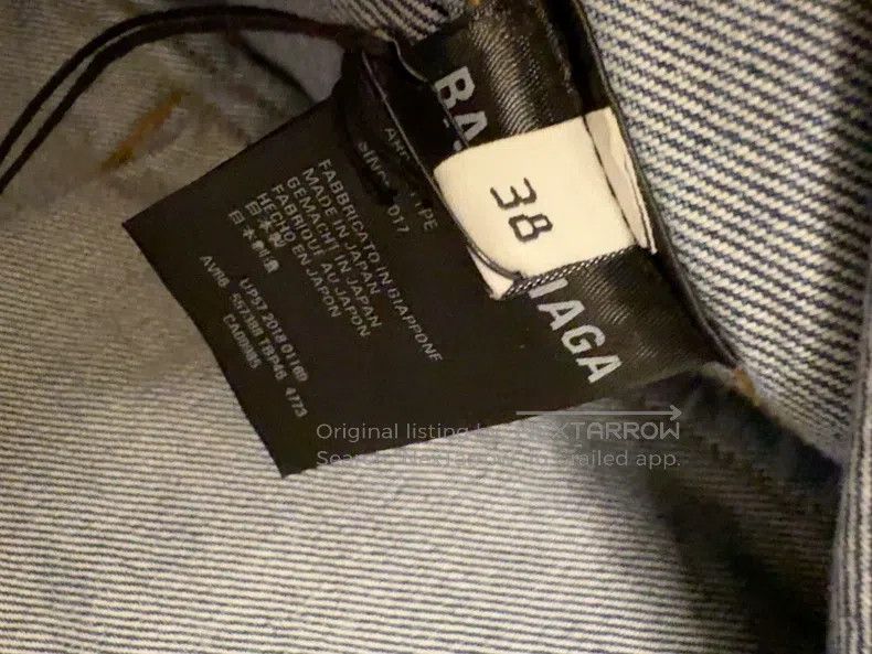 Balenciaga Balenciaga Denim Jacket Size XS / US 0-2 / IT 36-38 - 5 Thumbnail