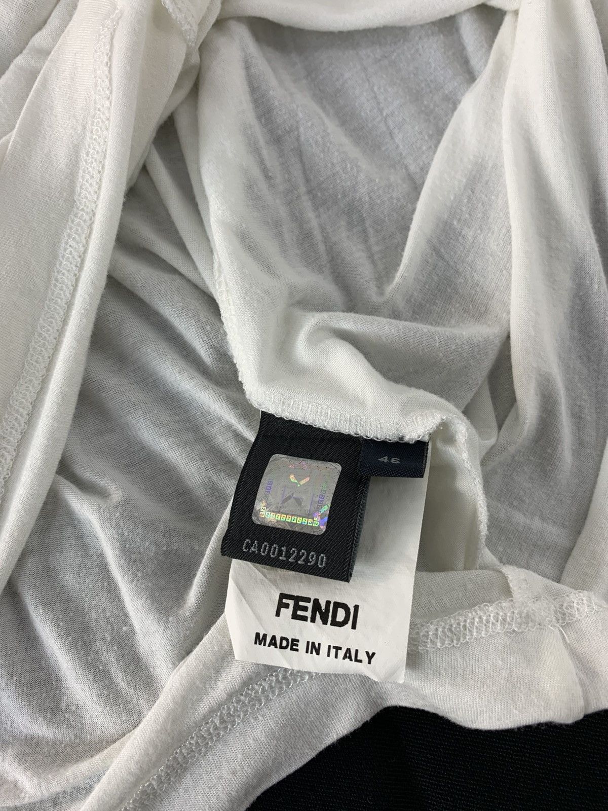 Fendi Fendi Fortune Italian Brand Graphic Screen Printed Tee Size US S / EU 44-46 / 1 - 7 Thumbnail