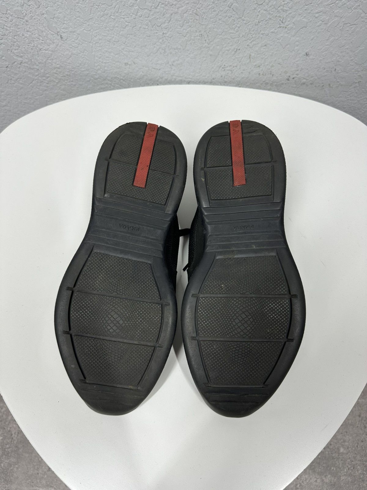 Prada Prada America’s Cup Leather Low Top Sneakers Shoes Black Size US 8.5 / EU 41-42 - 9 Thumbnail
