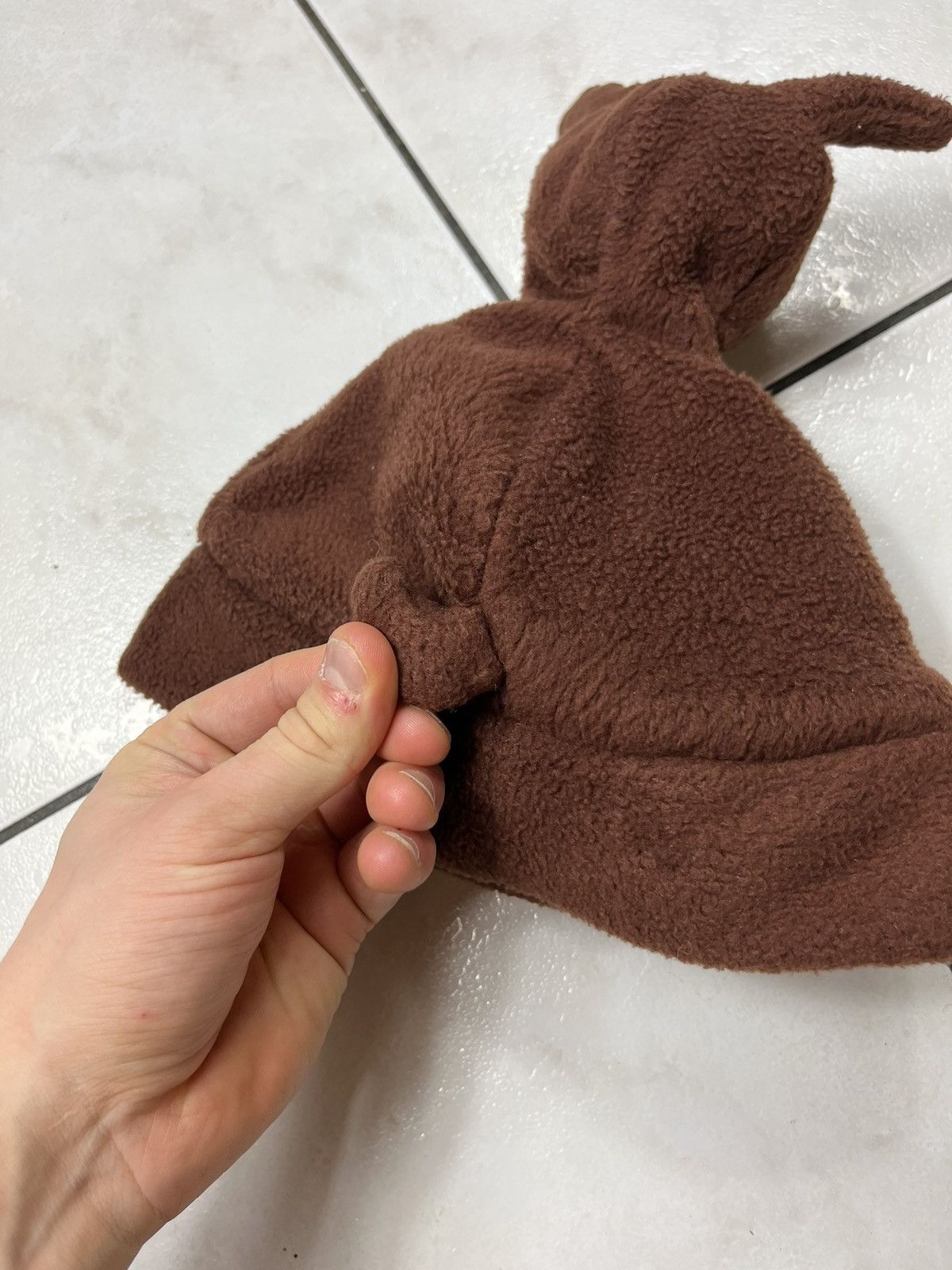 Gap × Vintage Vintage GAP 90s fleece animal hat sherpa reindeer funny Size ONE SIZE - 9 Thumbnail