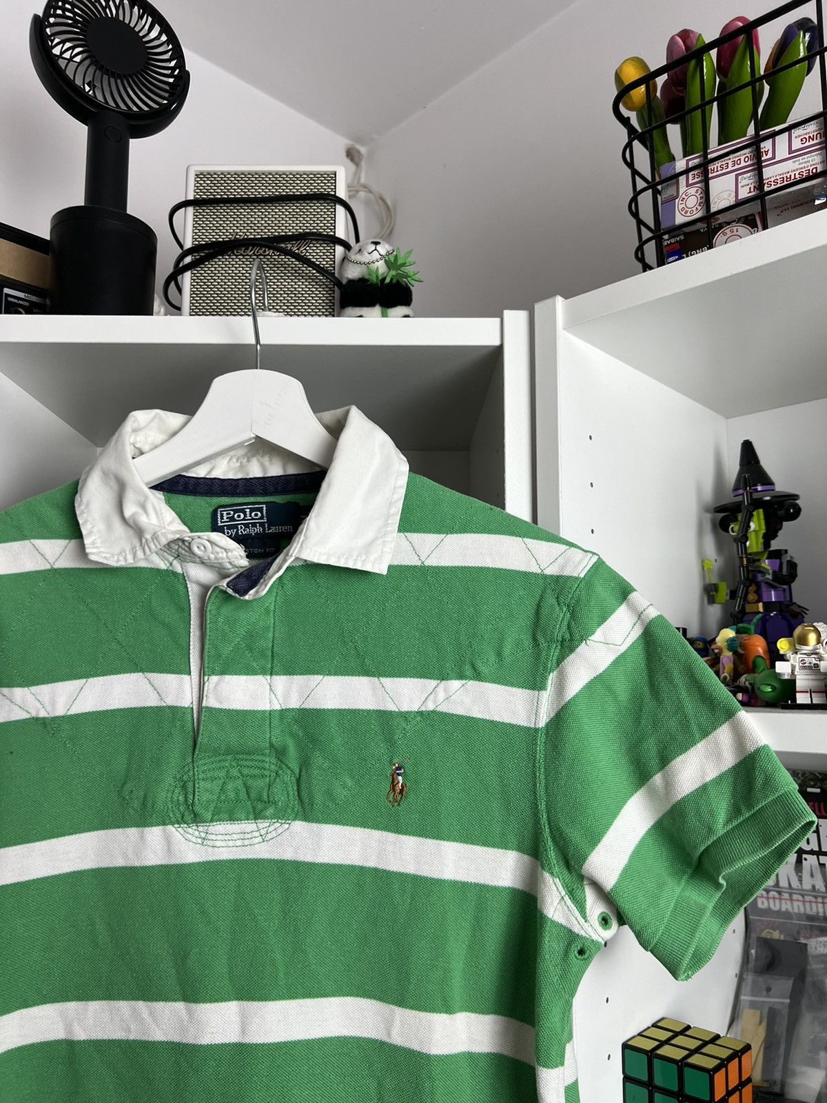 Designer × Polo Ralph Lauren × Ralph Lauren Vintage y2k Polo Ralph Lauren striped polo t-shirt M casual Size US M / EU 48-50 / 2 - 3 Thumbnail