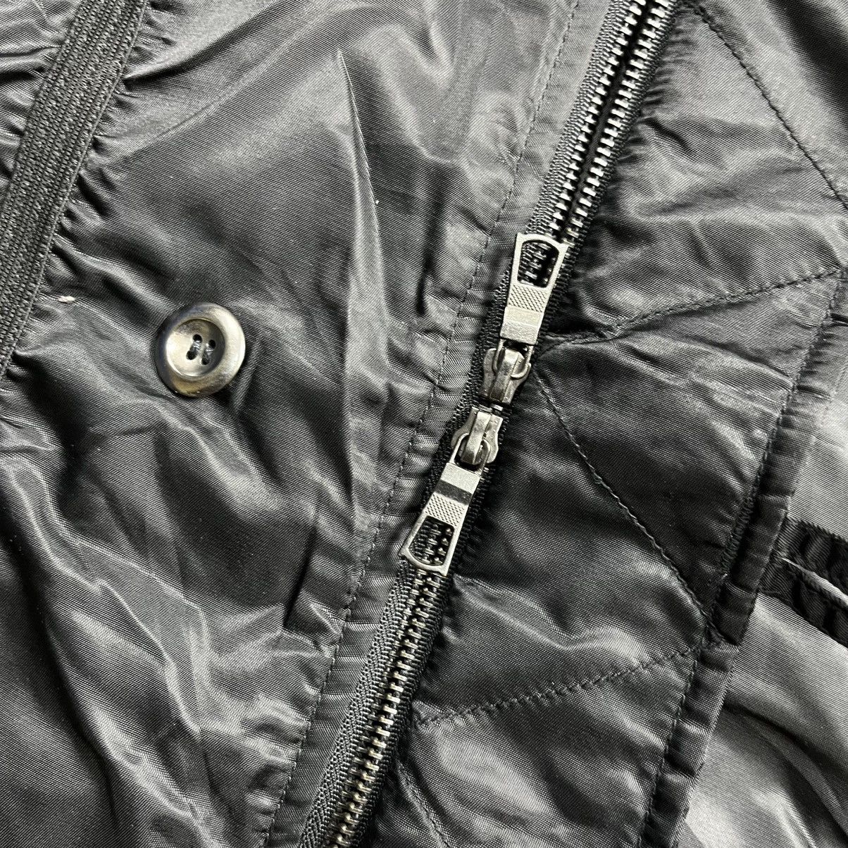 14th Addiction Back vintage bondage side lace fur bomber jacket vkei style Size US S / EU 44-46 / 1 - 9 Thumbnail