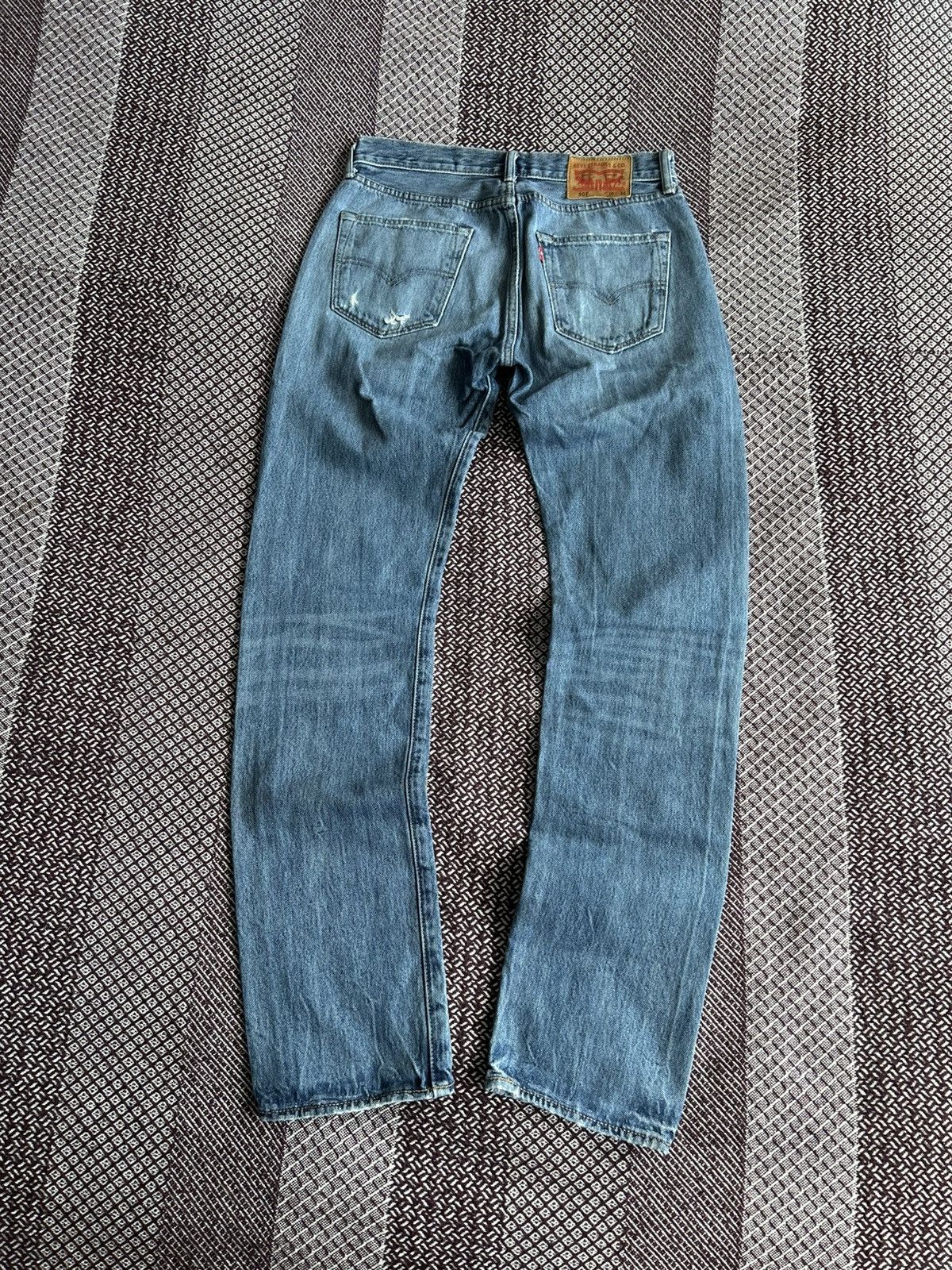 Levi's Vintage Levis 501 Wash Distressed Denim Jeans Size 30 Solid Size US 30 / EU 46 - 1 Thumbnail