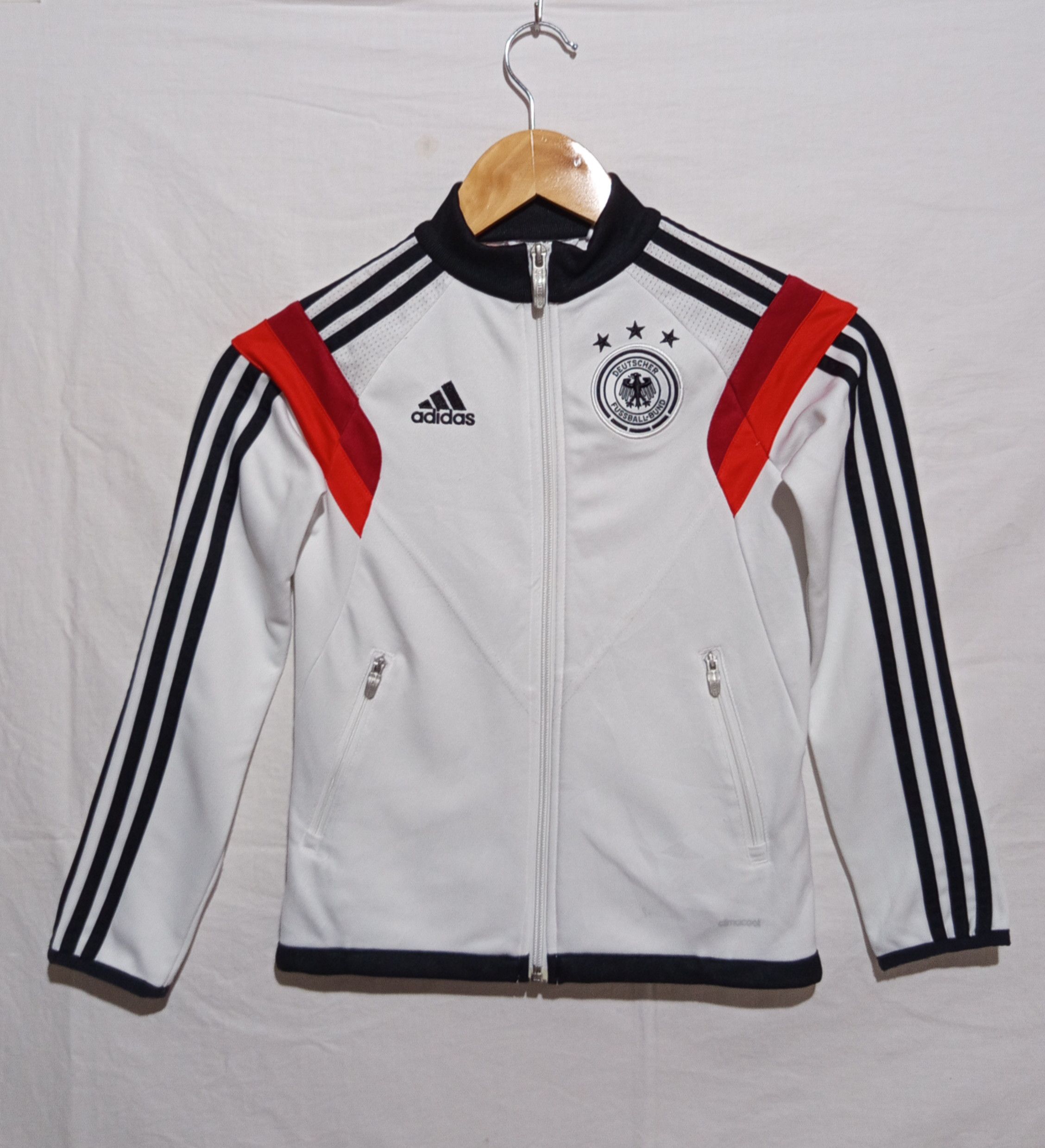 Adidas Adidas Germany National Team 2014 World Cup Track Jacket Size US XXS / EU 40 - 1 Thumbnail